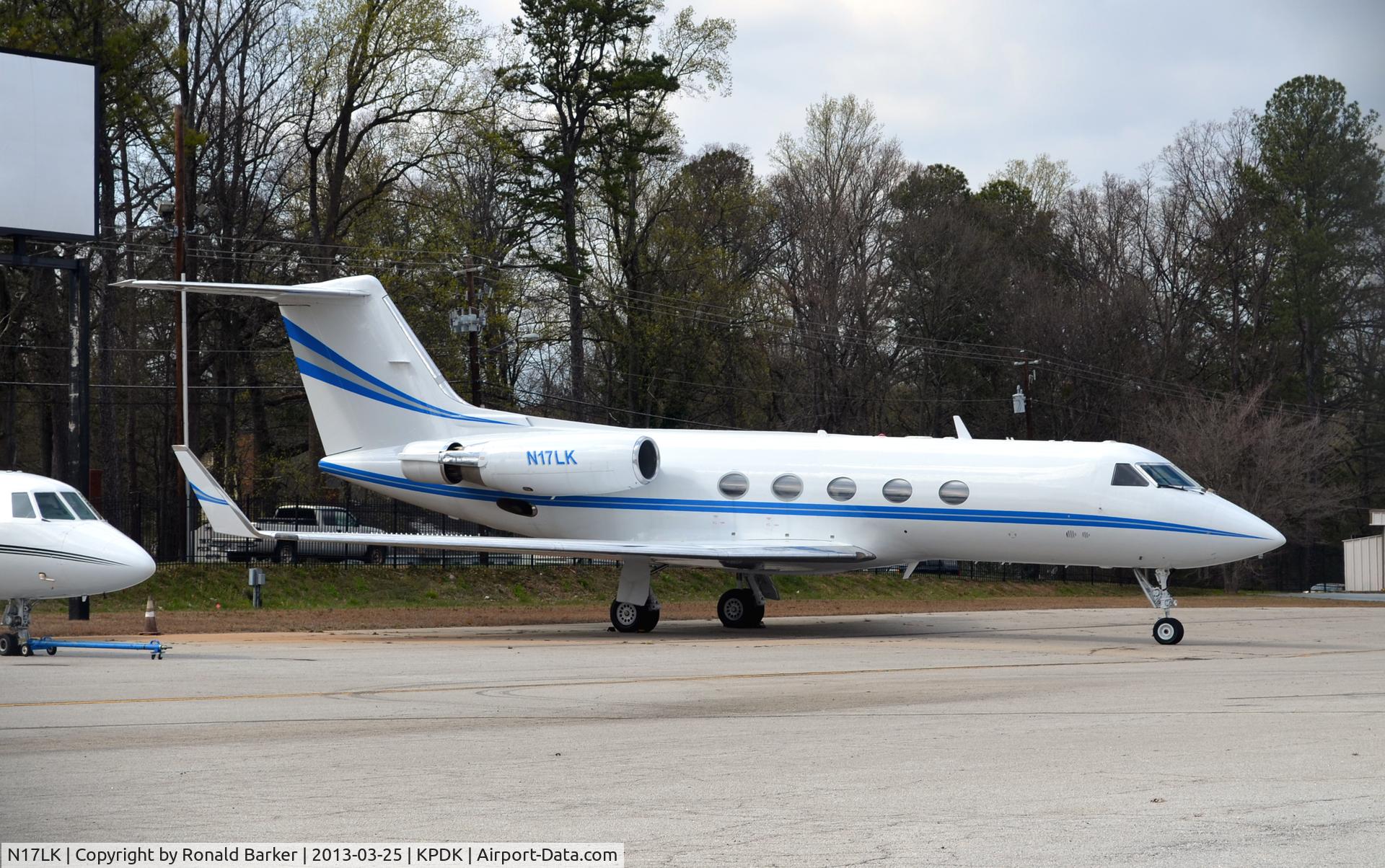 N17LK, 1984 Gulfstream Aerospace G-1159A Gulfstream III C/N 431, DeKalb Peachtree