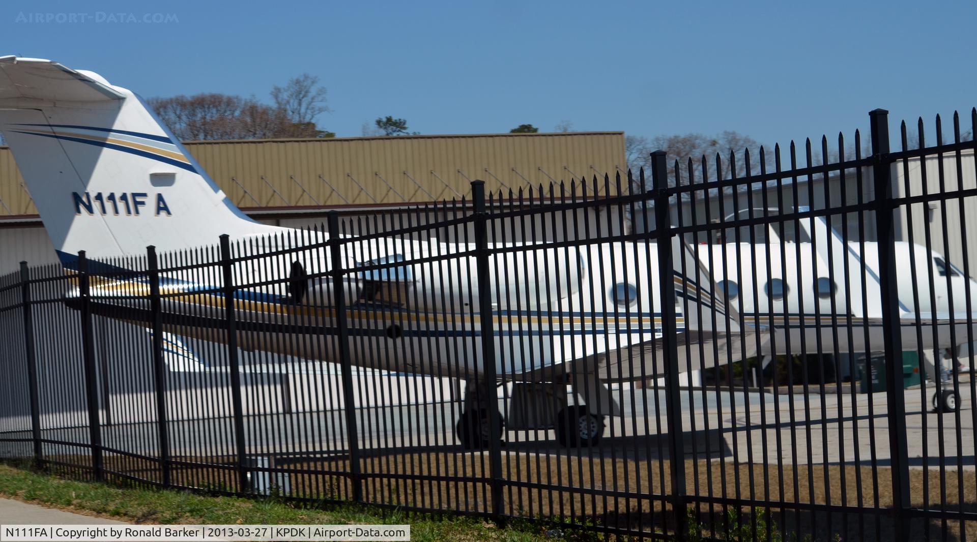 N111FA, 1980 Gulfstream American G-1159A Gulfstream III C/N 307, DeKalb Peachtree