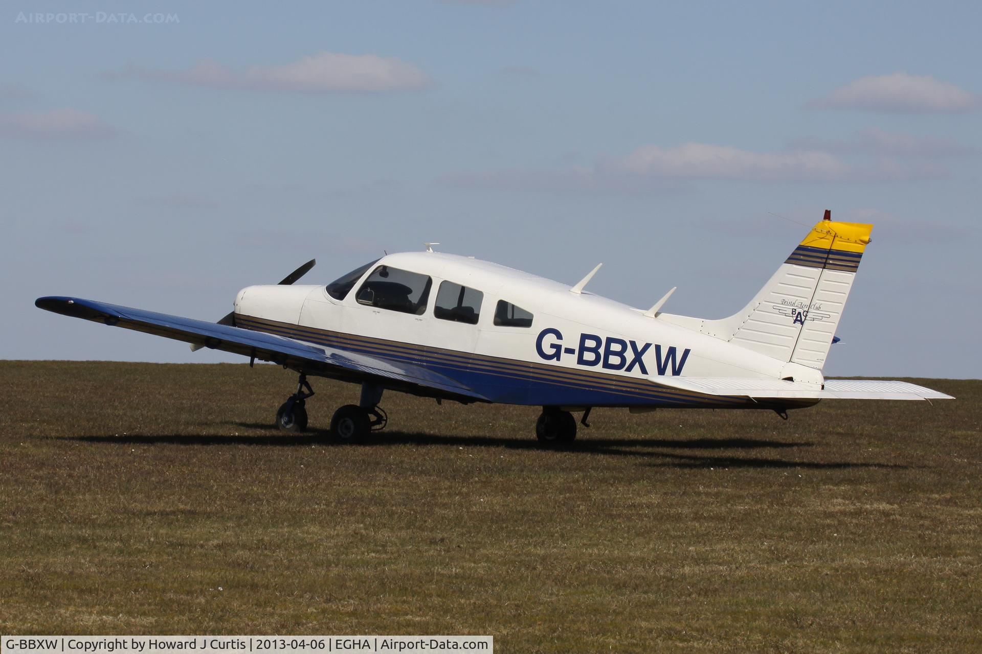 G-BBXW, 1973 Piper PA-28-151 Cherokee Warrior C/N 28-7415050, Owned by Bristol Aero Club.