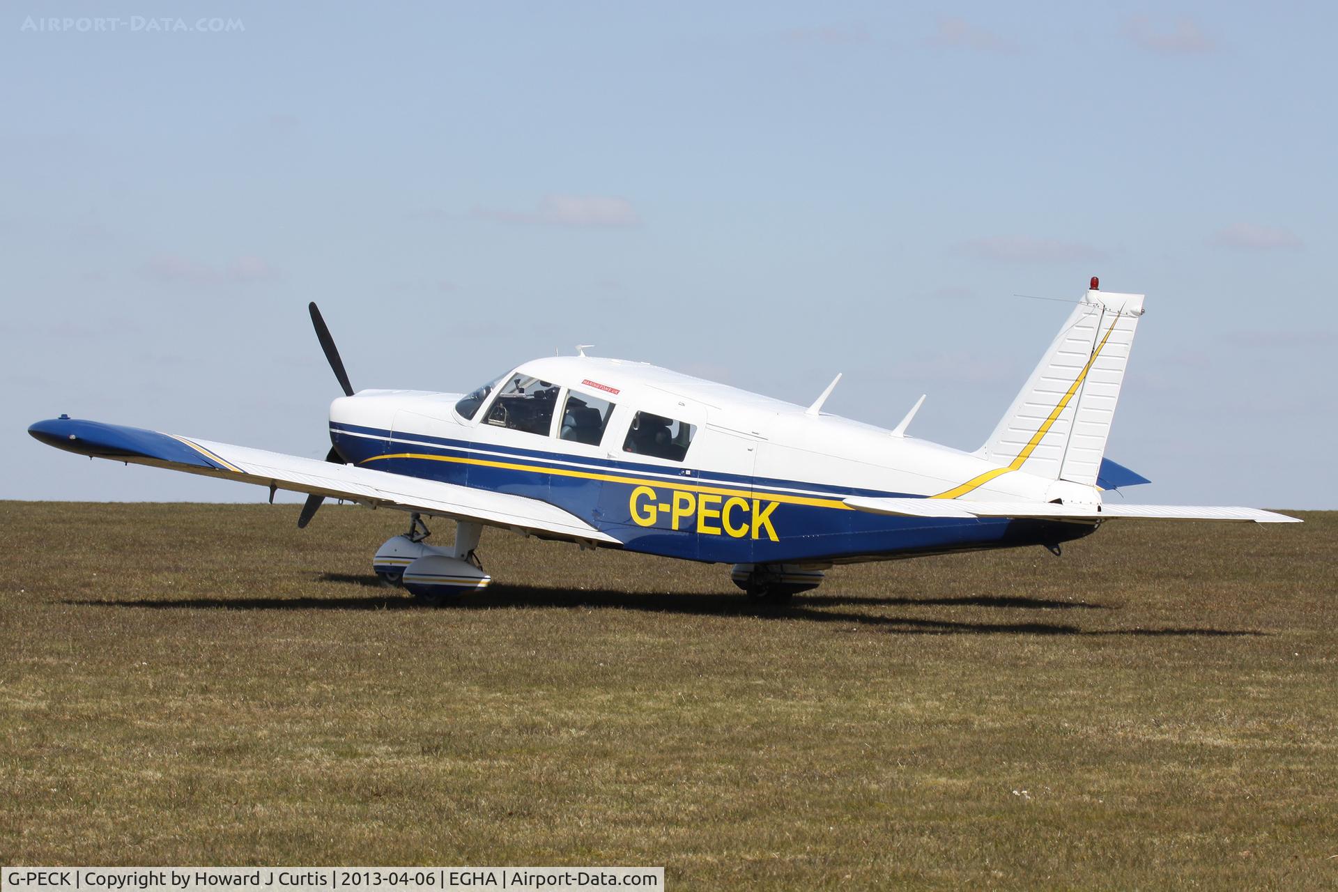 G-PECK, 1970 Piper PA-32-300 Cherokee Six C/N 32-7140008, Privately owned.