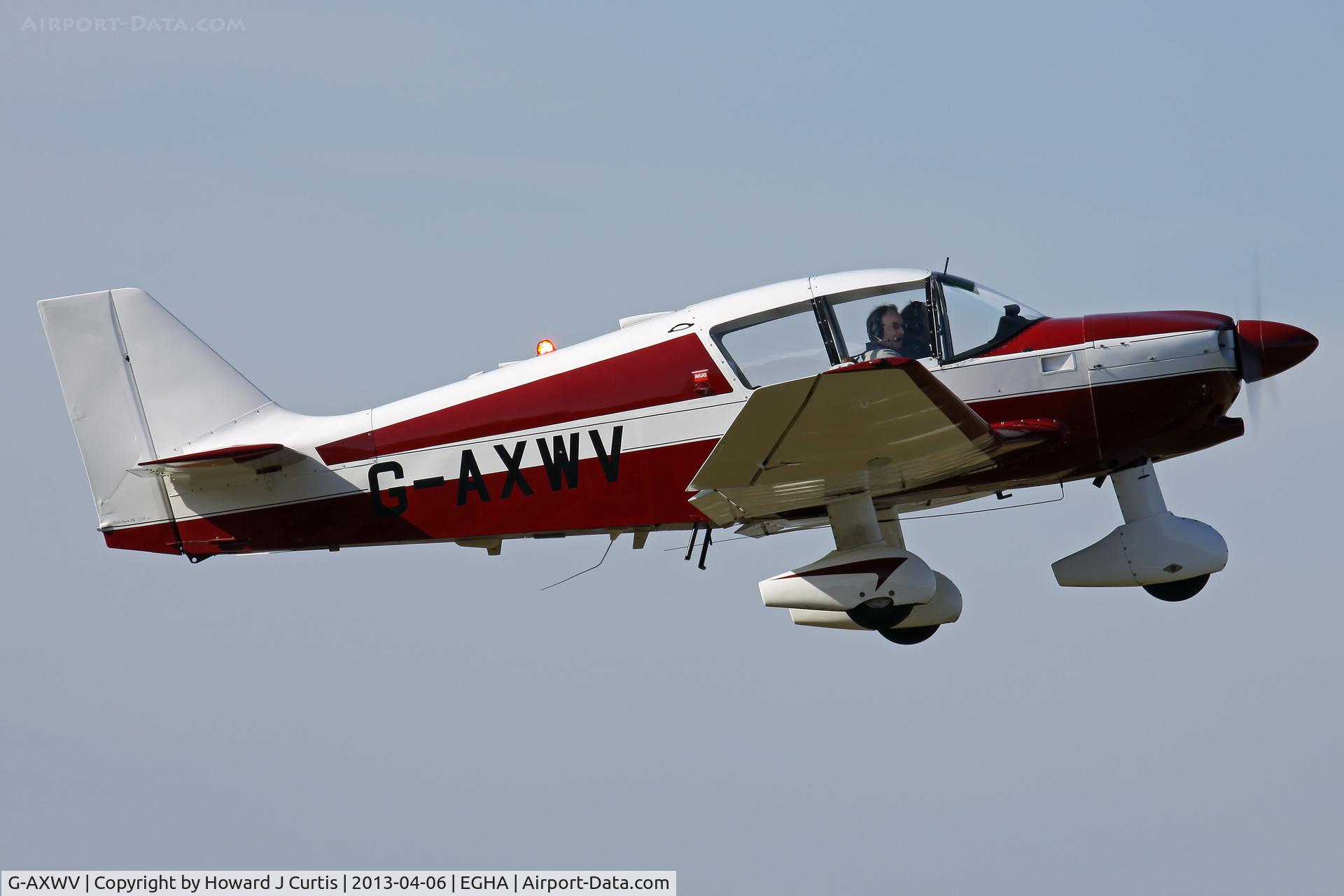 G-AXWV, 1967 CEA DR-253 Regent C/N 104, Privately owned. Caught on departure.
