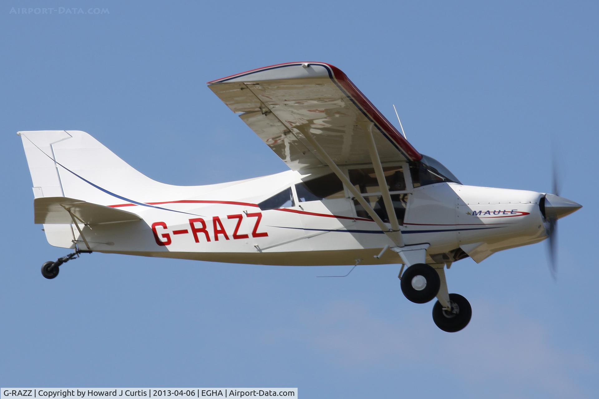 G-RAZZ, 1988 Maule MX-7-180 Star Rocket C/N 11050C, Privately owned. Caught on departure.