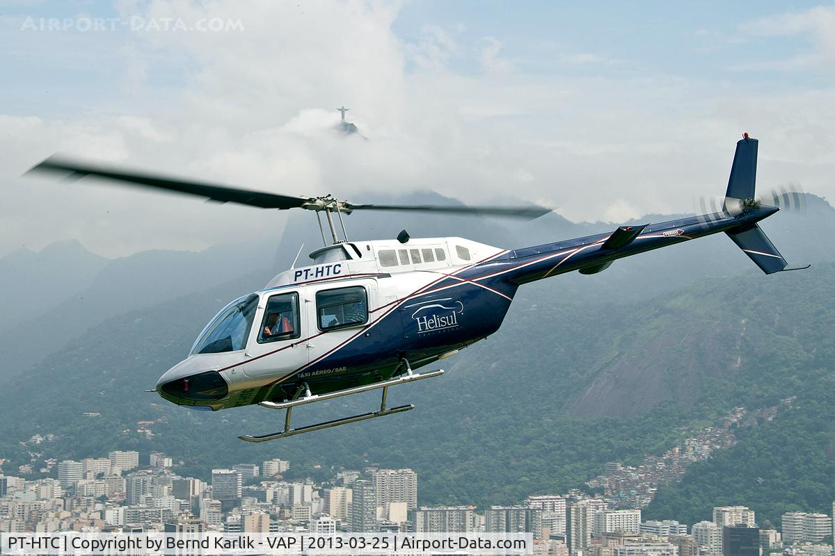 PT-HTC, Bell 206B-3 JetRanger III C/N 3449, Seen from SDHU