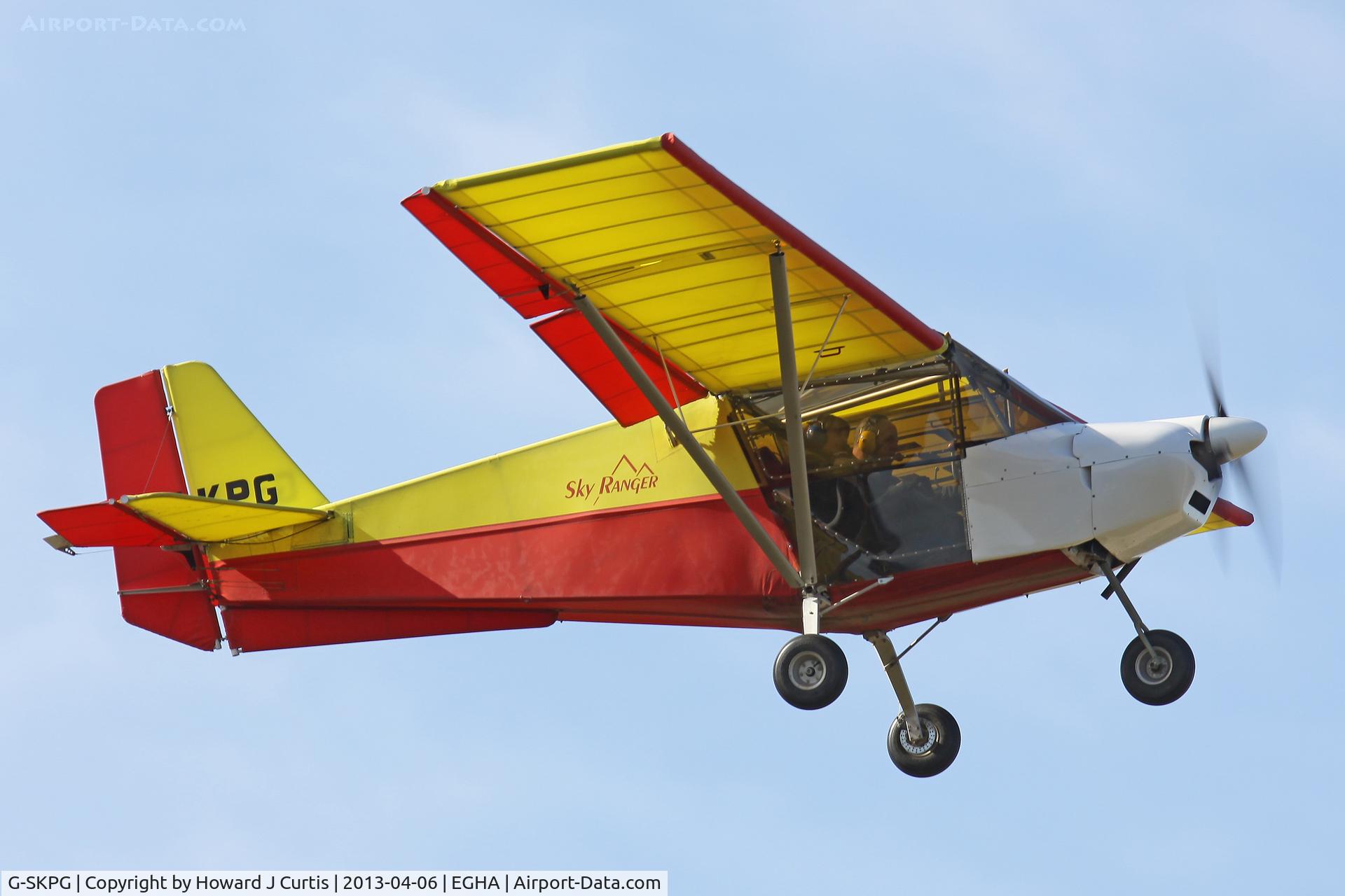 G-SKPG, 2004 Skyranger 912(2) C/N BMAA/HB/400, Privately owned. Caught on departure.