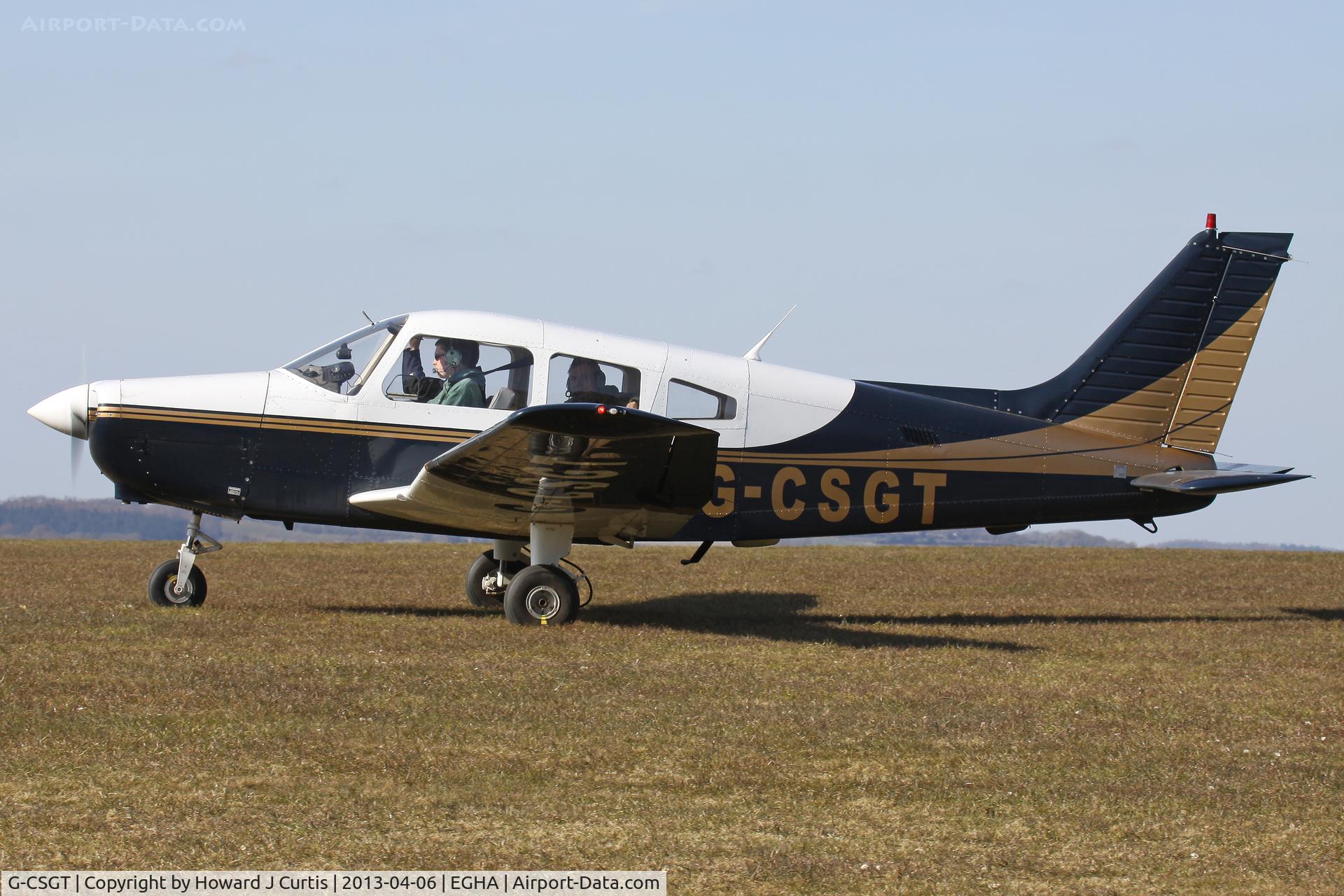 G-CSGT, 1988 Piper PA-28-161 Cherokee Warrior II C/N 2816069, Privately owned.