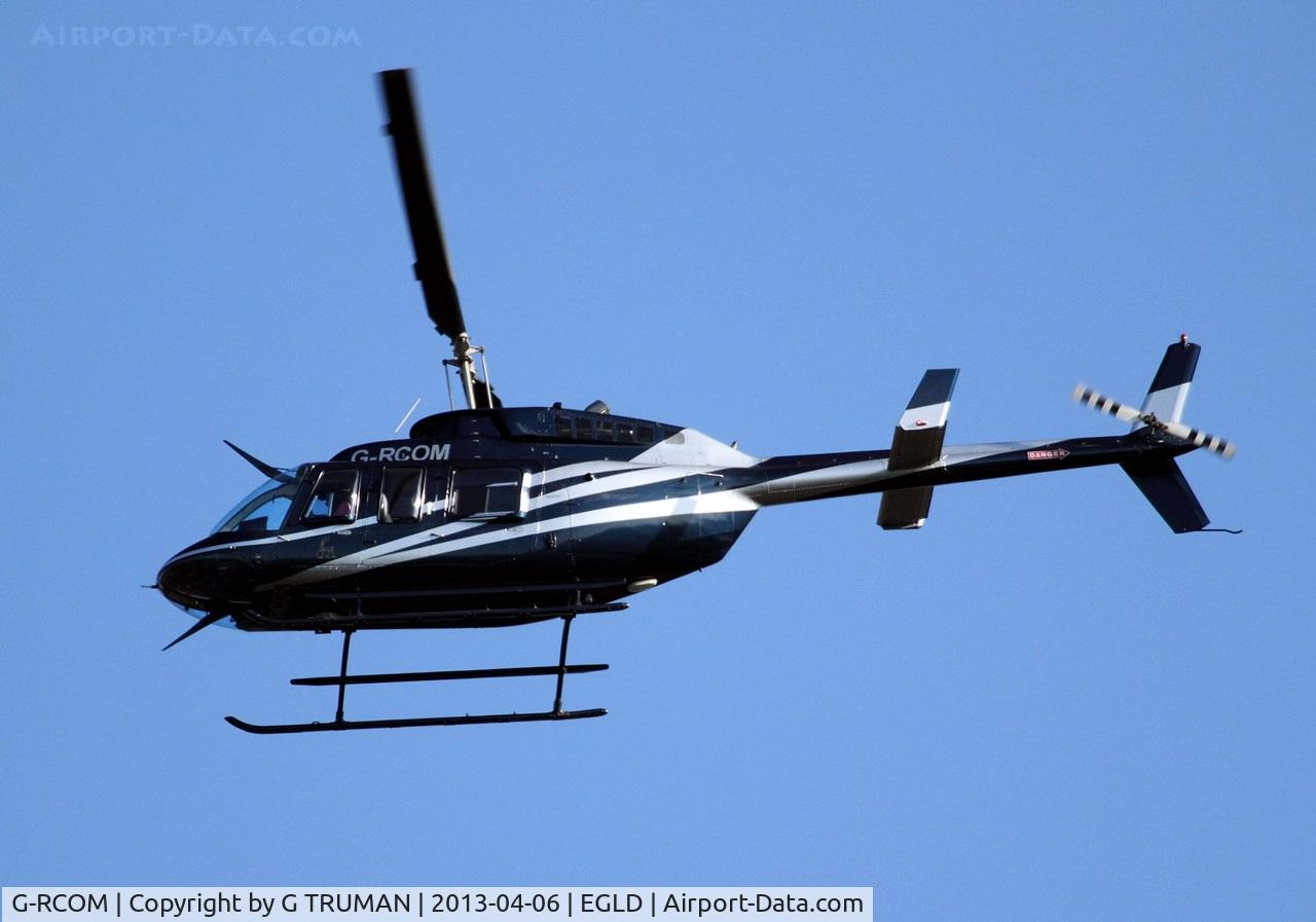 G-RCOM, 1992 Bell 206L-3 LongRanger III C/N 51599, Inbound to Denham from the West