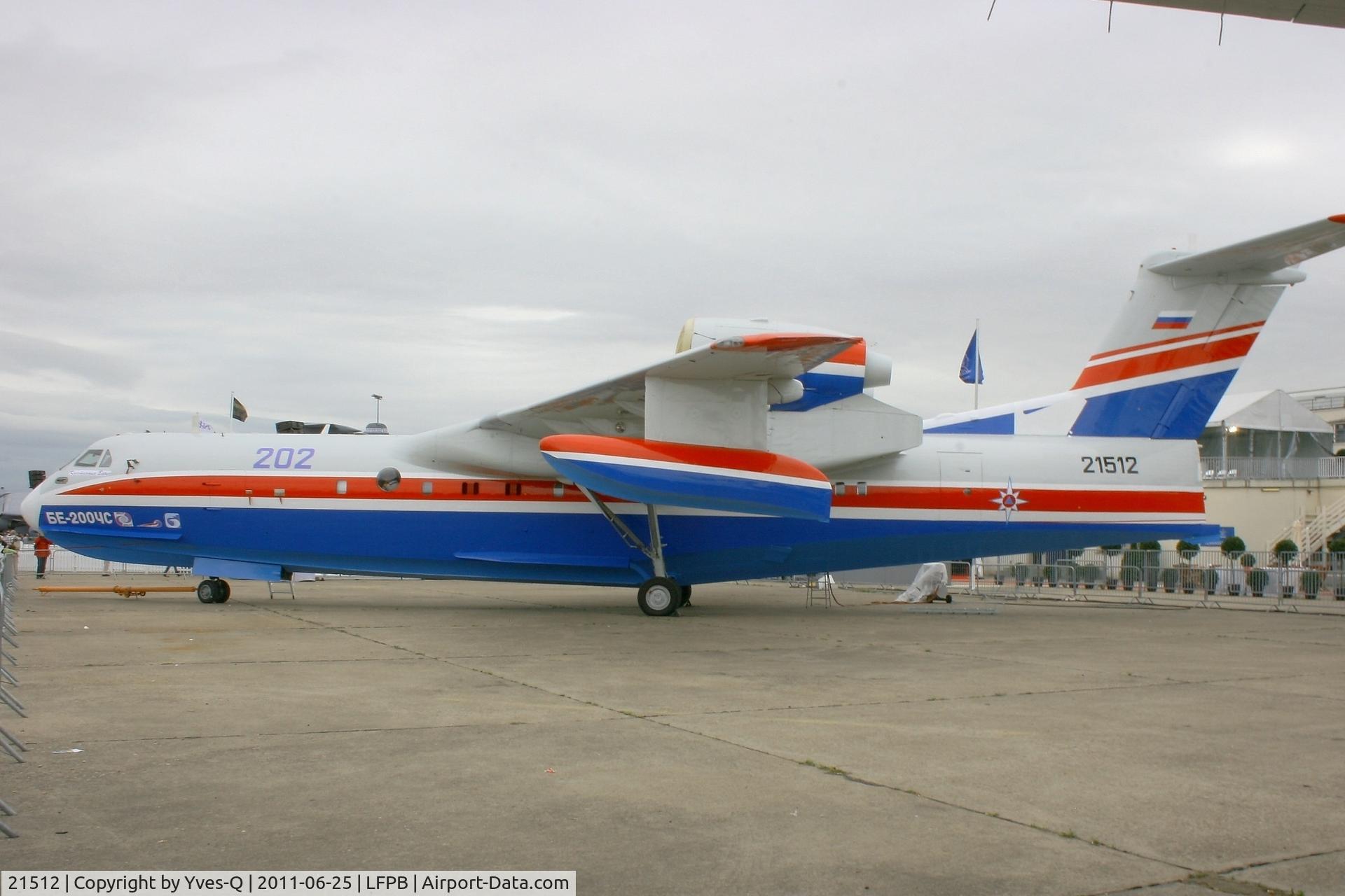 21512, 2002 Beriev Be-200ChS C/N 7682000003, Beriev Be-200Ch, Static display, Paris Le Bourget Airport (LFPB-LBG) Air show 2011