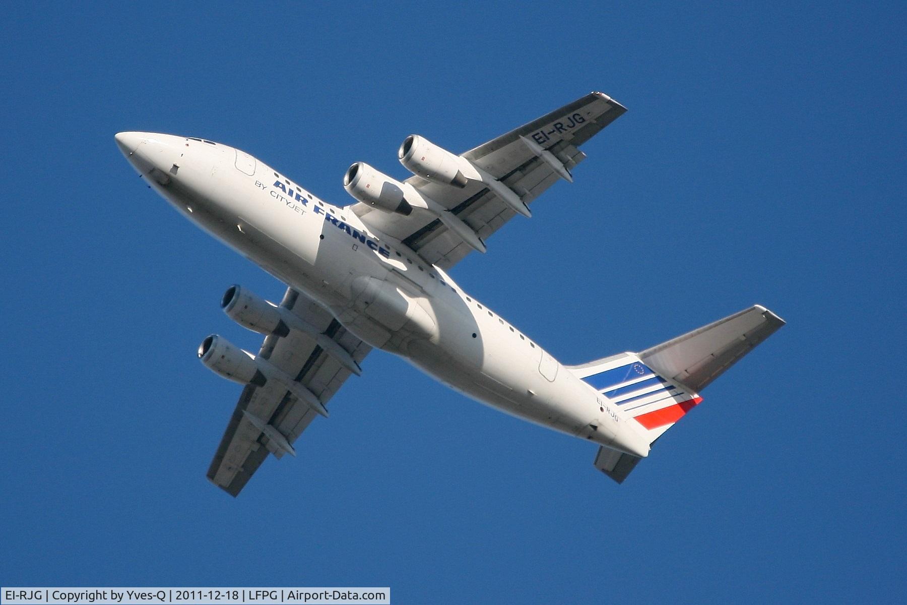 EI-RJG, 1999 British Aerospace Avro 146-RJ85A C/N E2344, Bae Avro RJ85A, Roissy Charles De Gaulle Airport (LFPG-CDG)