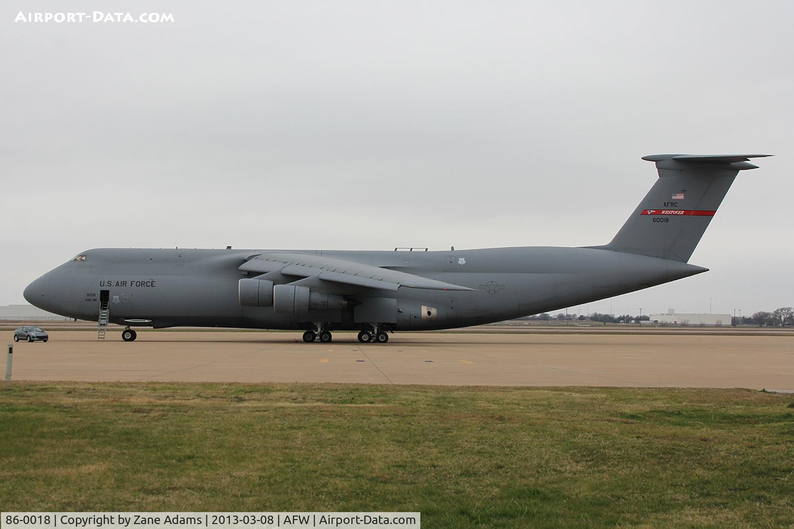 86-0018, 1986 Lockheed C-5B Galaxy C/N 500-0104, On the Ramp at Alliance Airport - Fort Worth, TX
