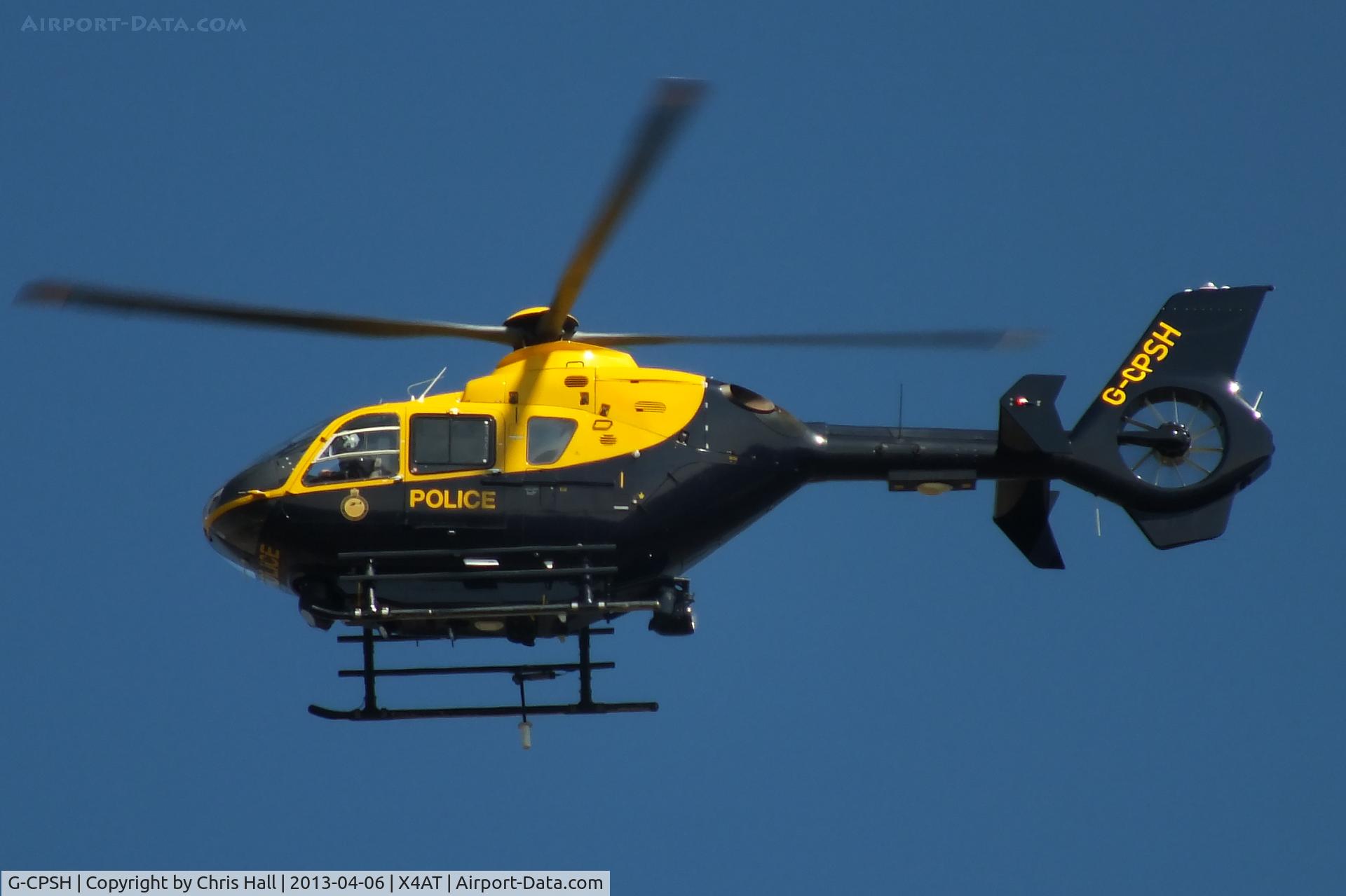 G-CPSH, 2001 Eurocopter EC-135T-2+ C/N 0209, Police helicopter at the 2013 Grand National, Aintree