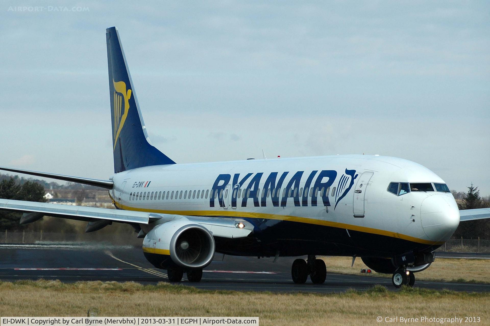 EI-DWK, 2007 Boeing 737-8AS C/N 36078, Taken from the Ingliston showground.