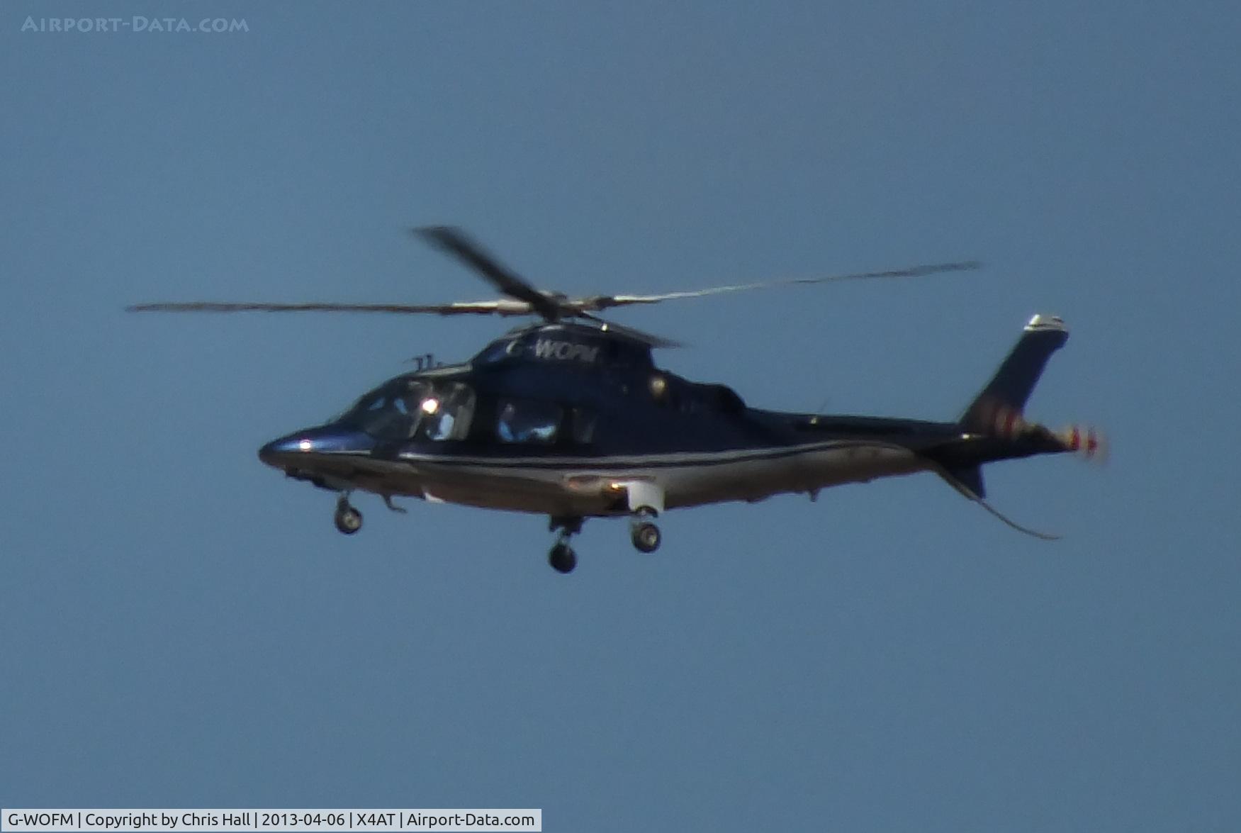G-WOFM, 2006 Agusta A-109E Power C/N 11678, Ferrying racegoers into Aintree for the 2013 Grand National