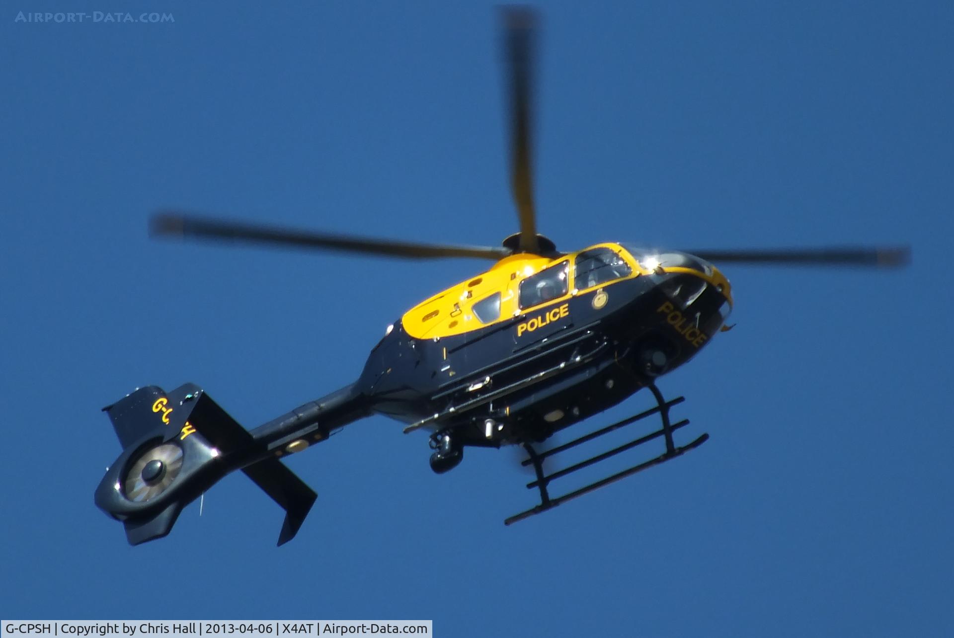 G-CPSH, 2001 Eurocopter EC-135T-2+ C/N 0209, Police helicopter at the 2013 Grand National, Aintree
