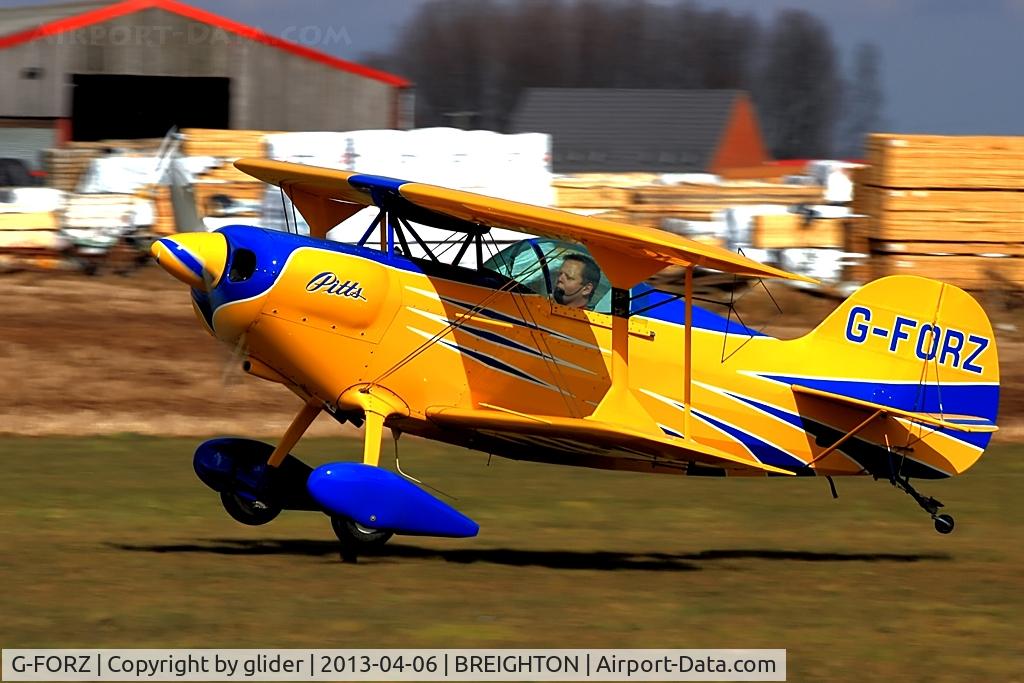 G-FORZ, 1999 Pitts S-1S Special C/N PFA 009-13393, John Mclean Trophy Participant 6th April 2013