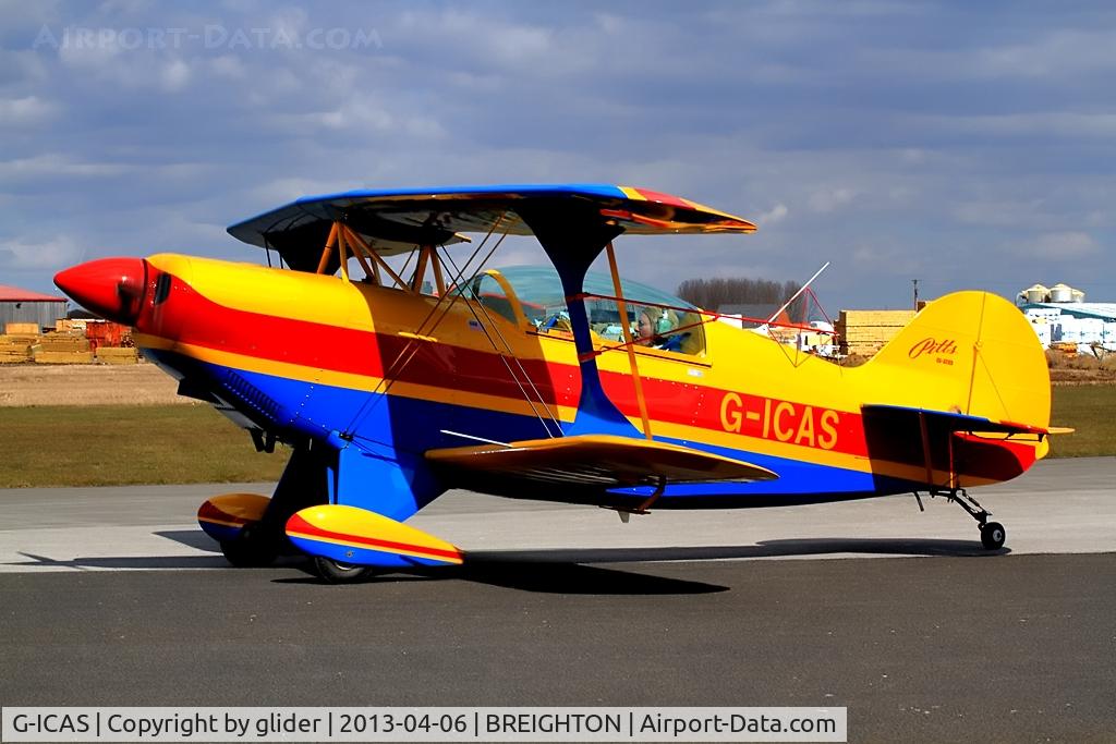 G-ICAS, 1996 Aviat Pitts S-2B Special C/N 5344, John Mclean Trophy Participant 6th April 2013