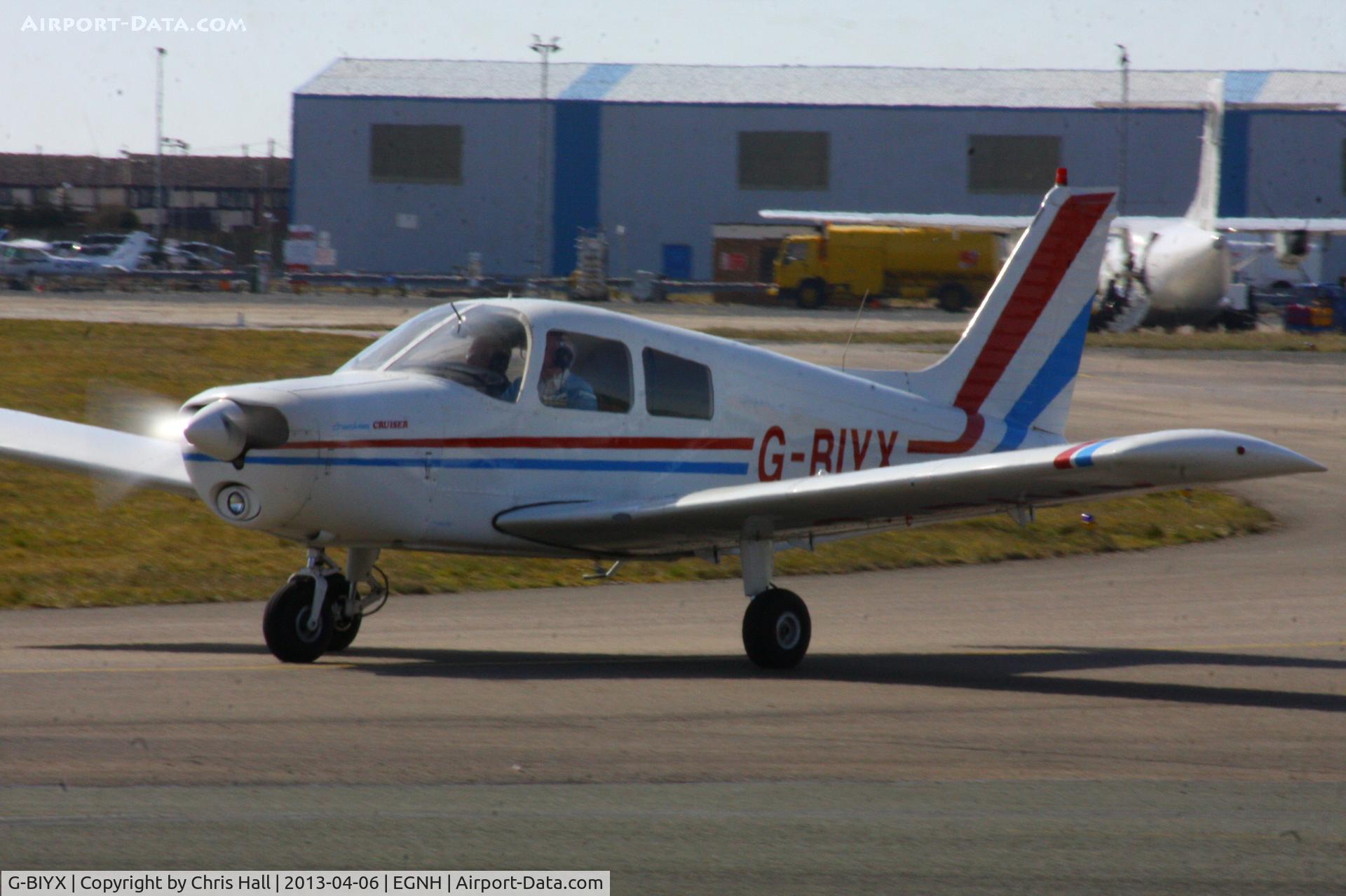 G-BIYX, 1975 Piper PA-28-140 Cherokee Cruiser C/N 28-7625064, privately owned