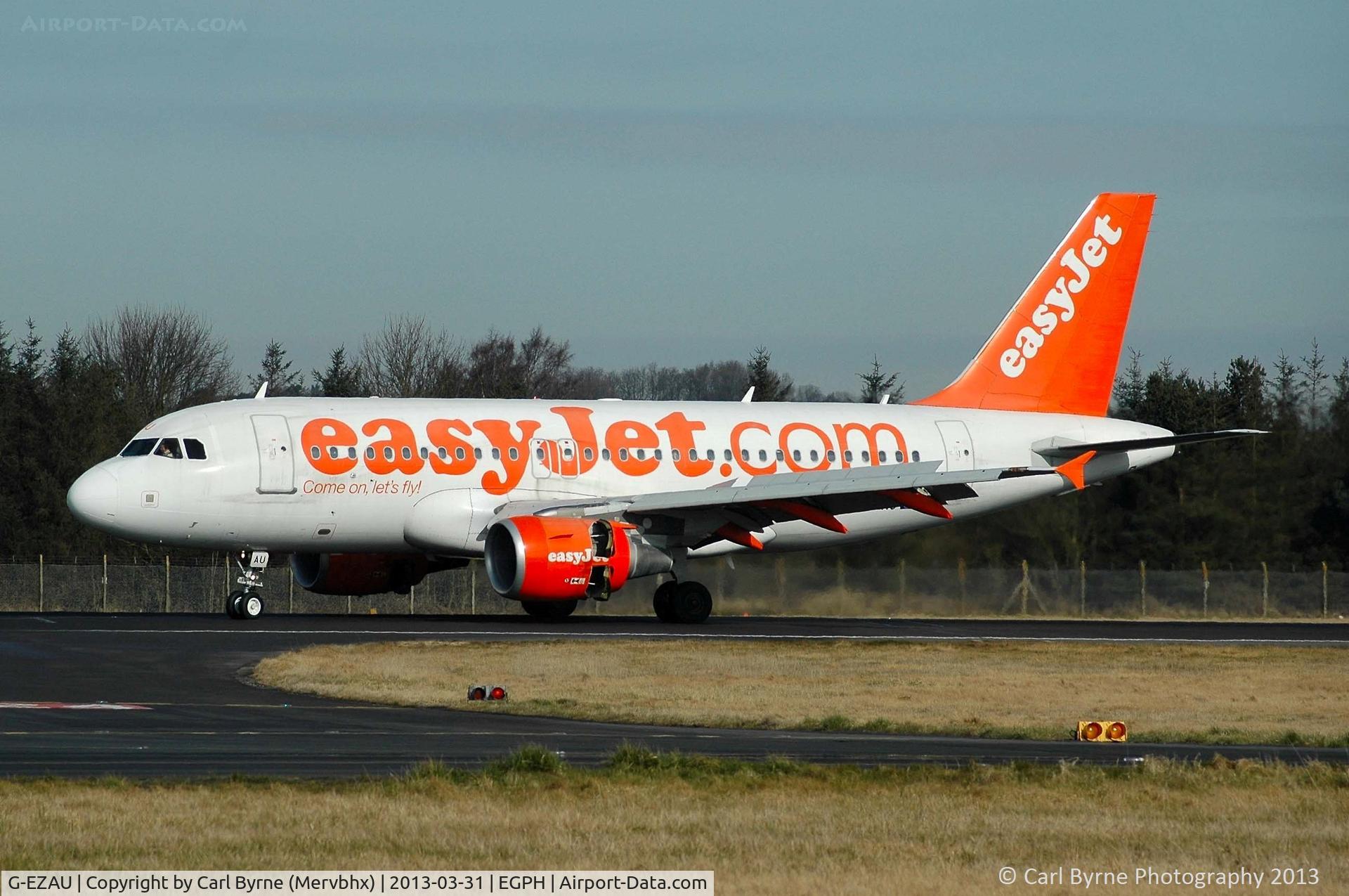 G-EZAU, 2006 Airbus A319-111 C/N 2795, Taken from the Ingliston showground.