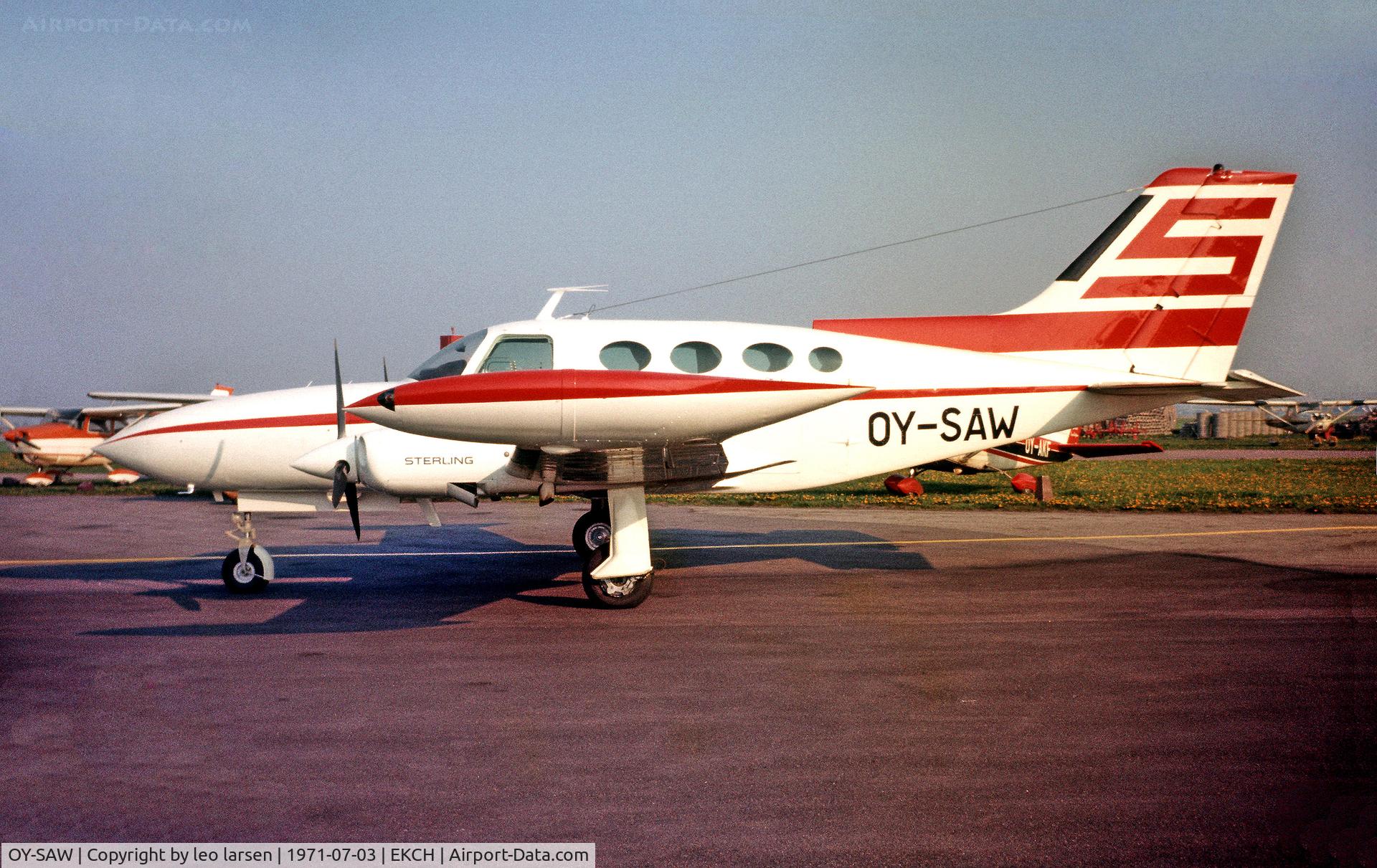 OY-SAW, 1971 Cessna 402B C/N 402B 0112, Copenhagen Kastrup 3.7.71
crashed Billund 29.11.71