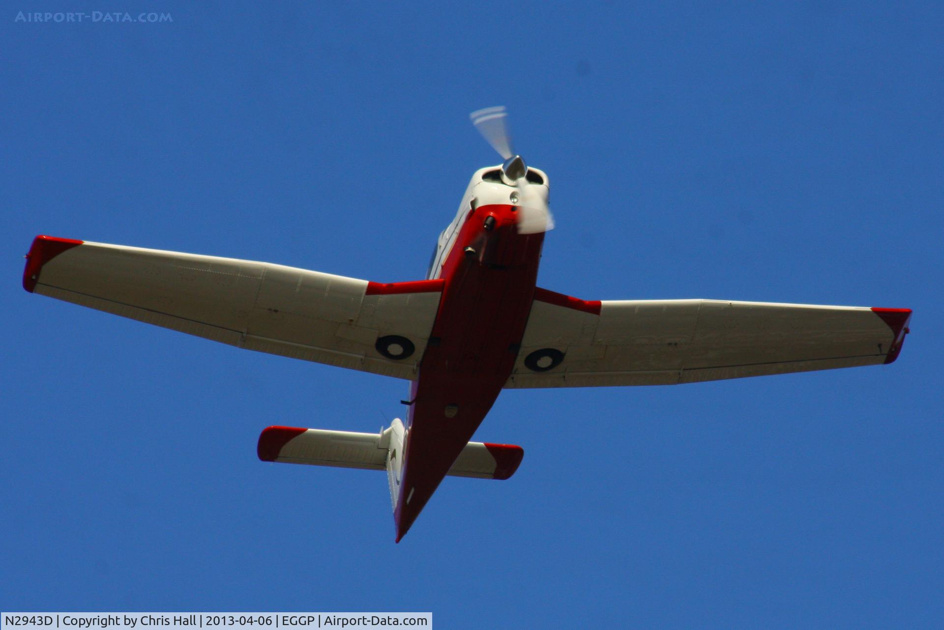 N2943D, 1979 Piper PA-28RT-201 Arrow IV C/N 28R7918231, departing from RW09