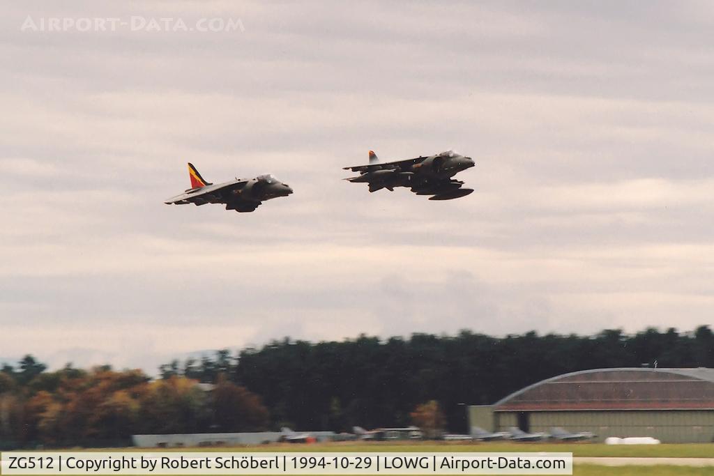 ZG512, 1991 British Aerospace Harrier GR.7 C/N P83, ZG512 and ZG479 @ LOWG
