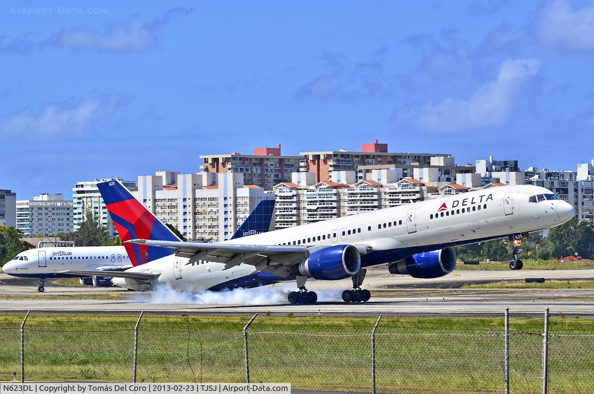 N623DL, 1987 Boeing 757-232 C/N 22913, N623DL Delta Air Lines 1987 Boeing 757-232 C/N 22913

San Juan - Luis Munoz Marin International (SJU / TJSJ)
Puerto Rico, February 23, 2013
Tomás Del Coro