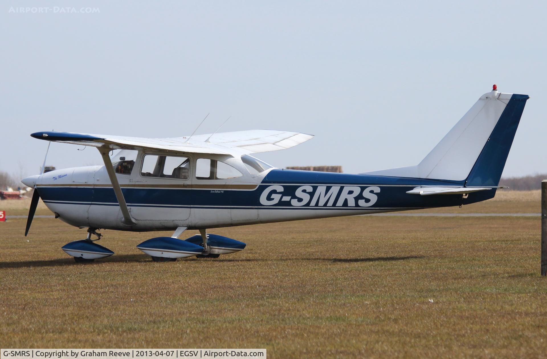 G-SMRS, 1965 Cessna 172F C/N 172-52558, Parked at Old Buckenham.