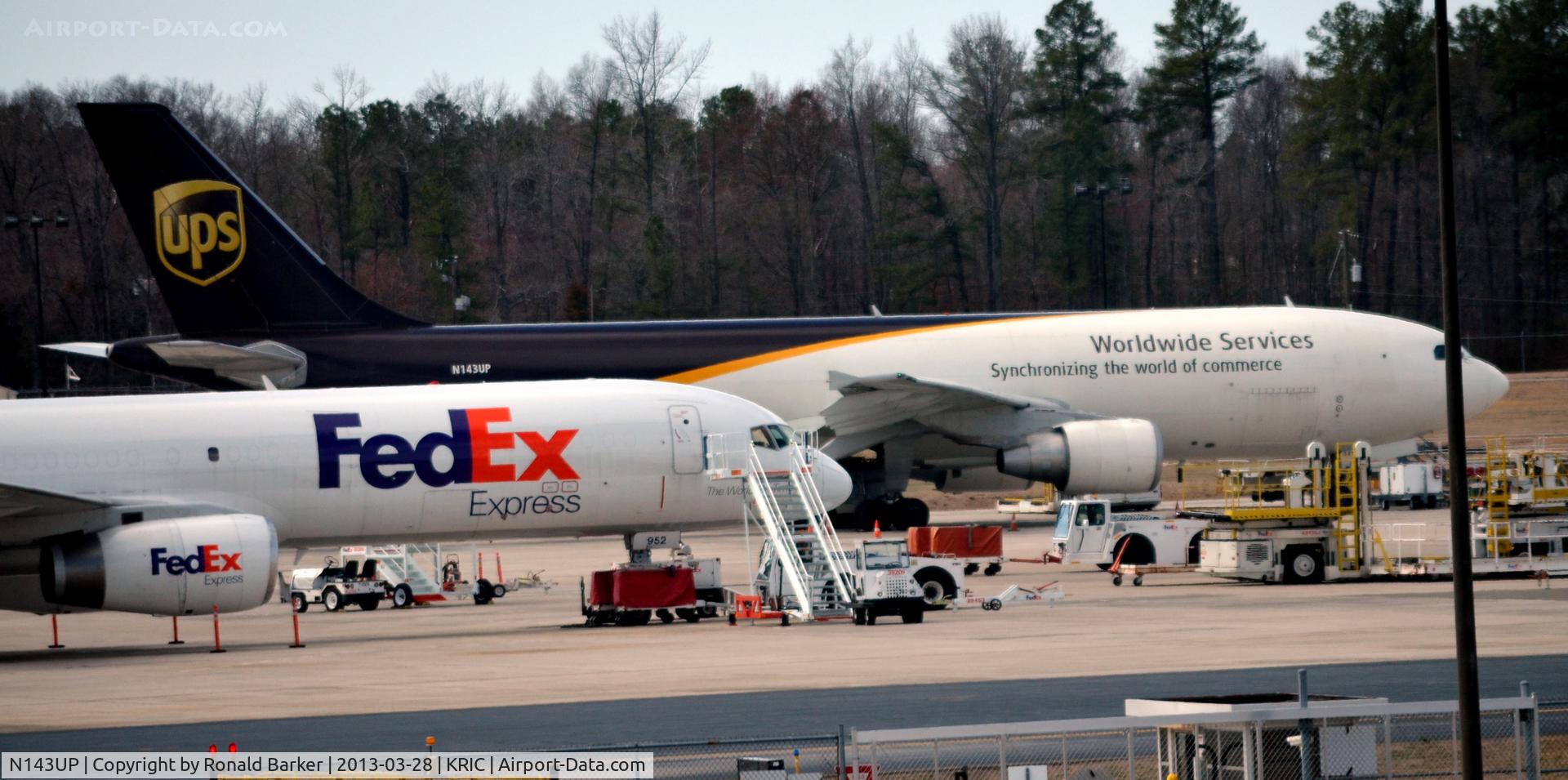 N143UP, 2002 Airbus A300F4-622R C/N 0826, UPS RIC, VA