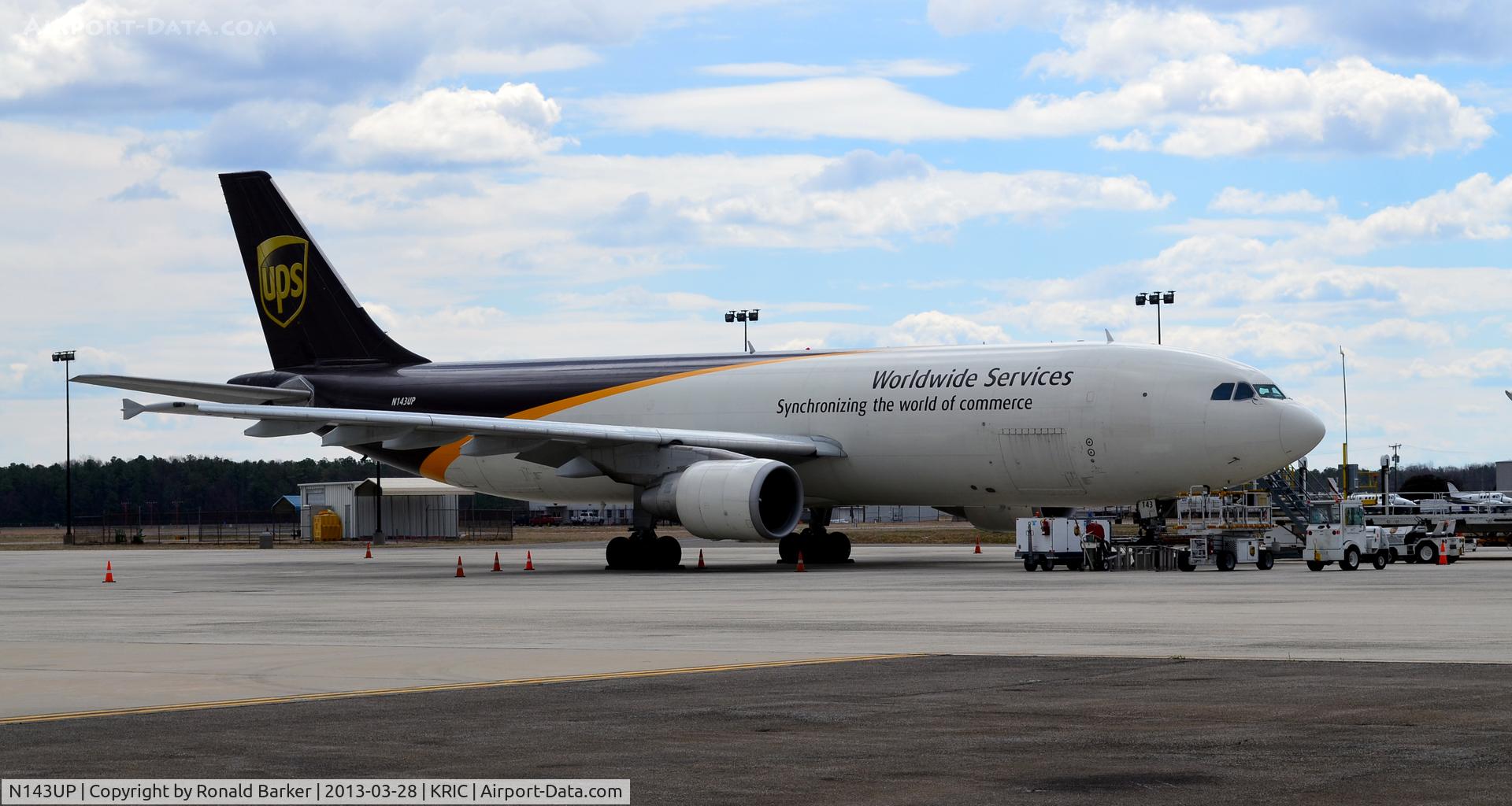 N143UP, 2002 Airbus A300F4-622R C/N 0826, UPS Richmond
