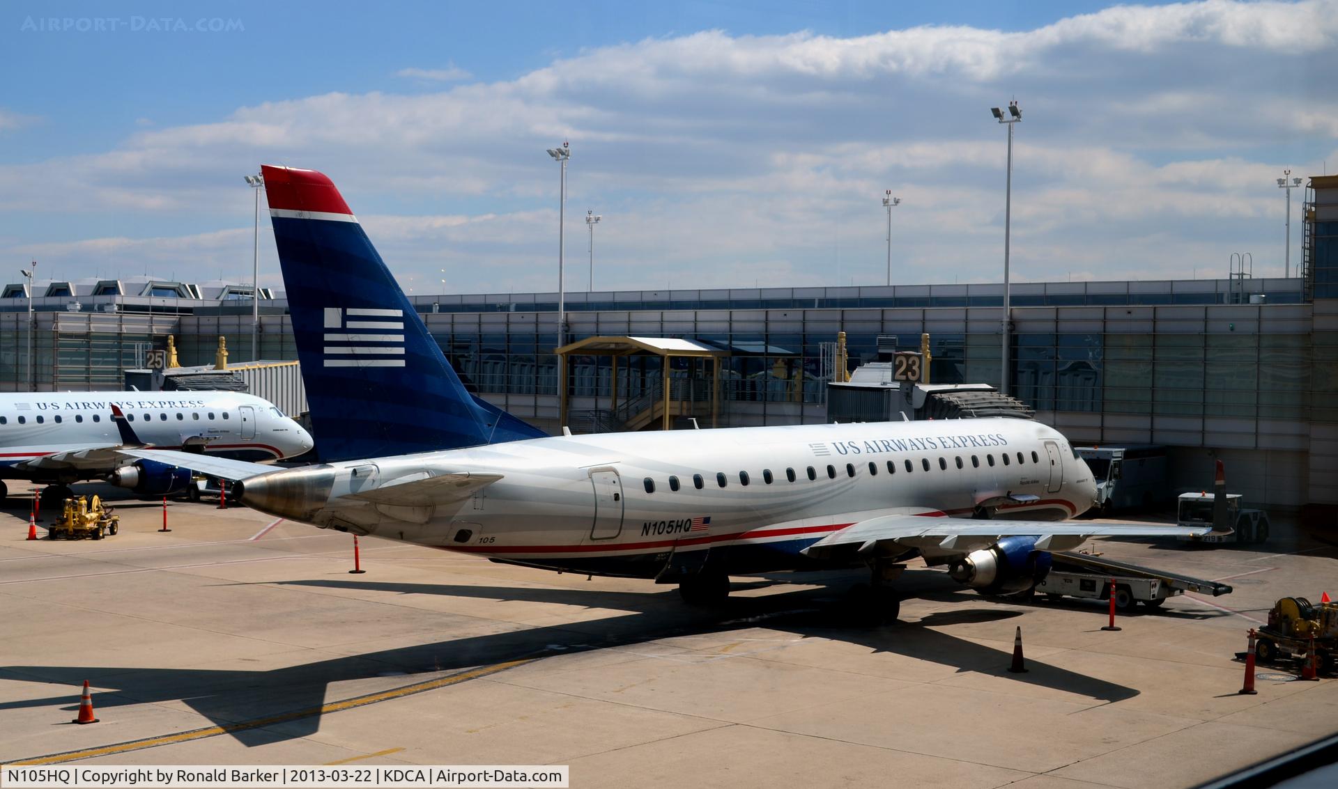 N105HQ, 2007 Embraer 175LR (ERJ-170-200LR) C/N 17000163, National