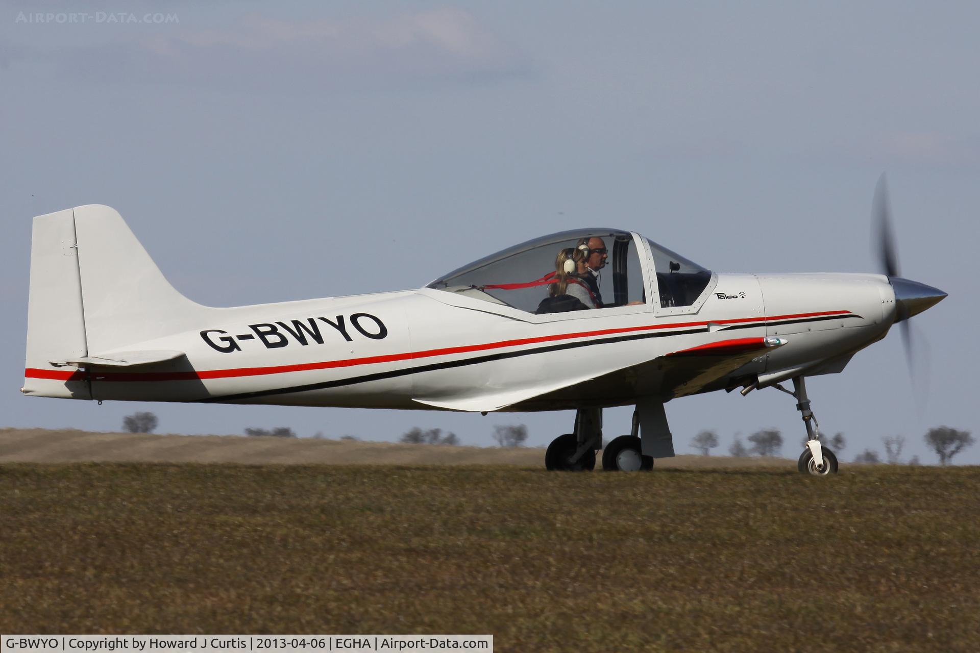 G-BWYO, 1998 Sequoia F-8L Falco C/N PFA 100-10920, Privately owned.