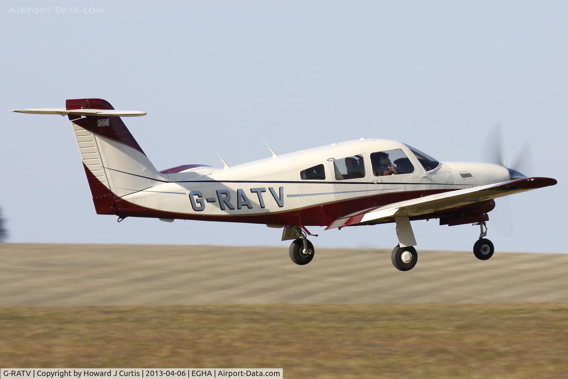 G-RATV, 1983 Piper PA-28RT-201T Turbo Arrow IV Arrow IV C/N 28R-8431005, Privately owned. Caught on departure.