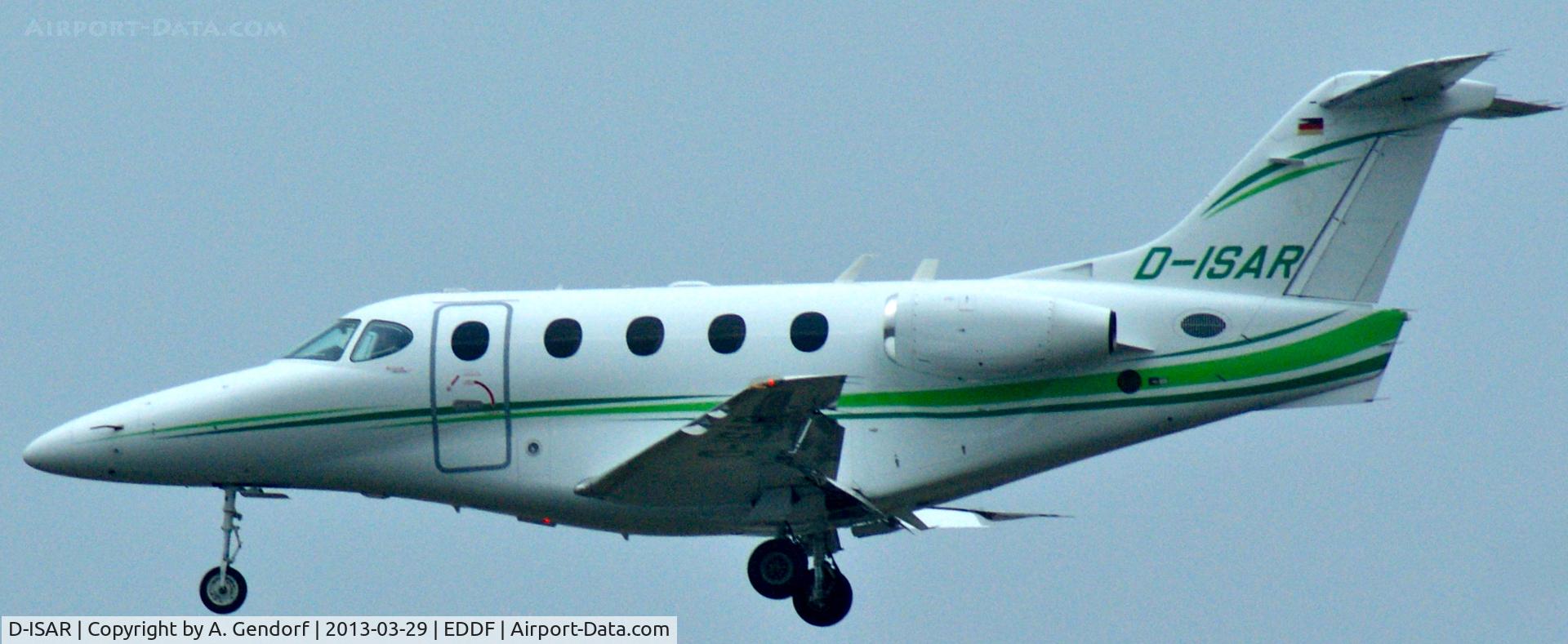 D-ISAR, 2006 Raytheon 390 Premier 1A C/N RB-148, D-ISAR, seen here landing at Frankfurt Int´l (EDDF)