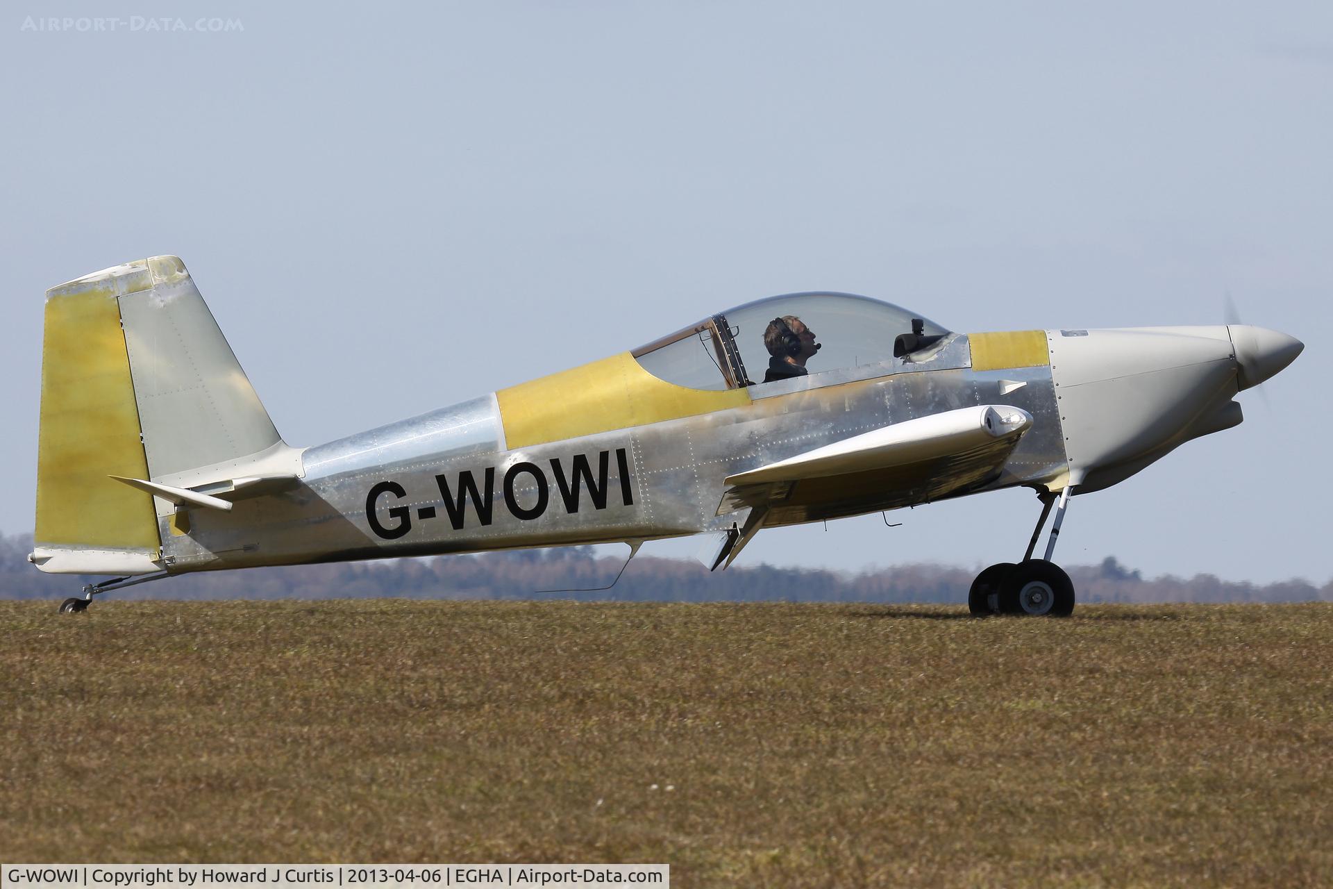 G-WOWI, 2010 Vans RV-7 C/N PFA 323-14585, Privately owned and a resident here, as yet unflown.