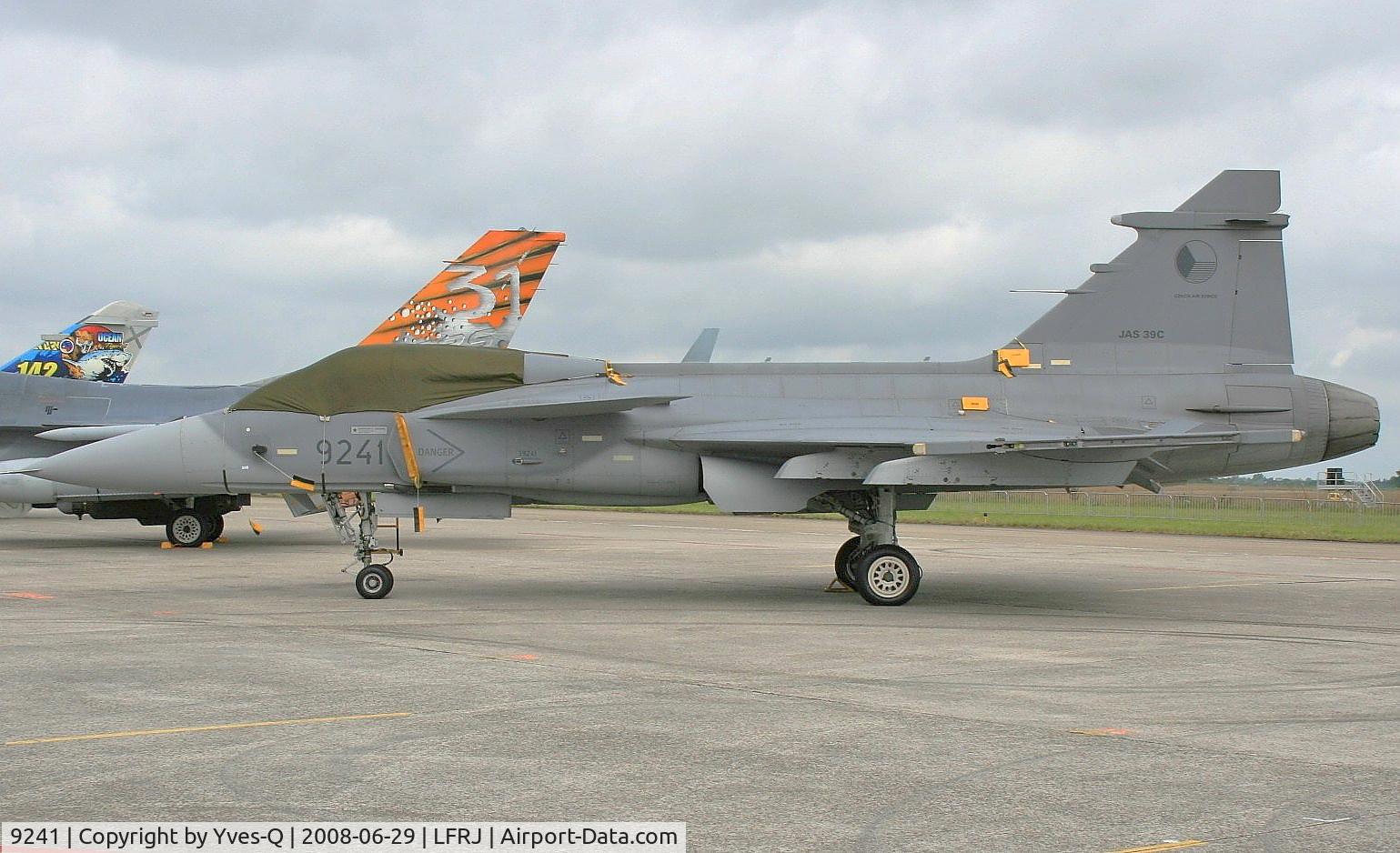 9241, Saab JAS-39C Gripen C/N 39241, Saab JAS-39C Gripen, NATO Tiger Meet 2008, Landivisiau Naval Air Base (LFRJ)