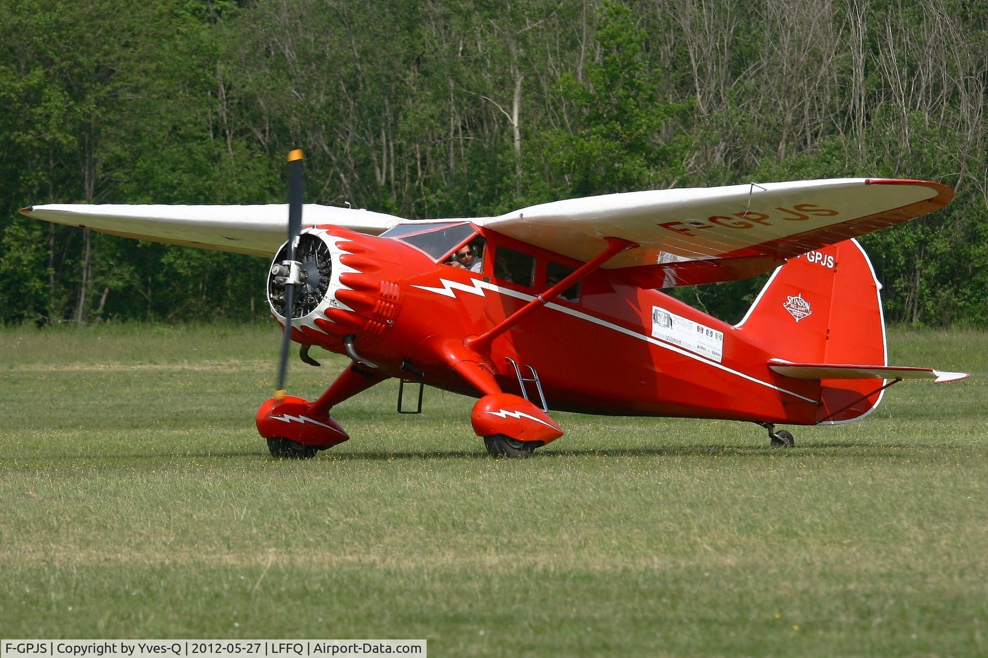 F-GPJS, 1937 Stinson SR-10C Reliant C/N 3-5846, Stinson SR-10C Reliant , La Ferté-Alais Airfield (LFFQ) Air Show (Le Temps Des Hélices)