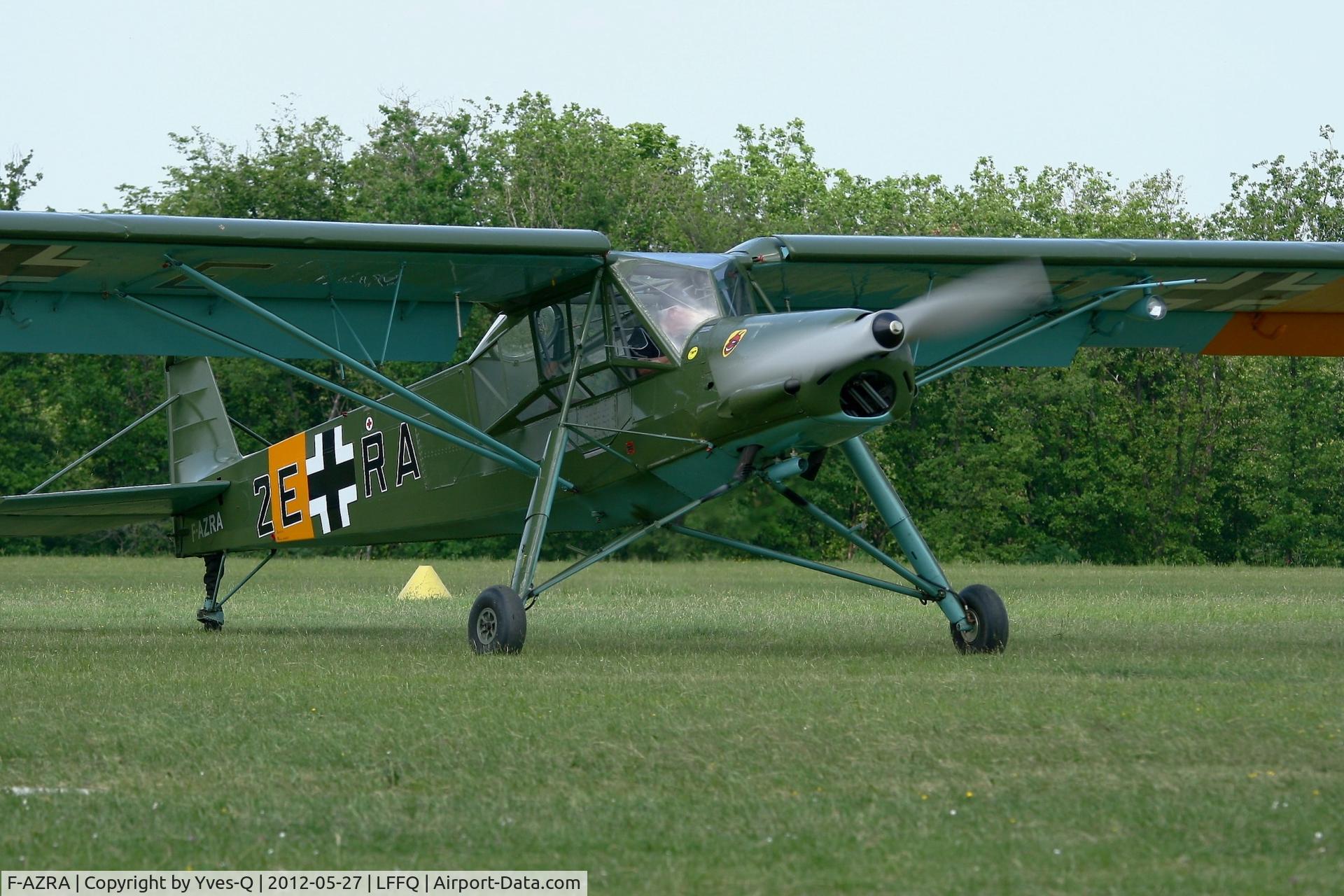 F-AZRA, Fieseler Fi-156C-3 Storch C/N 2039, Morane Saulnier MS-505 transformed into Fieseler F-156 STORCH, La Ferté-Alais Airfield (LFFQ) Air Show (Le Temps Des Hélices)