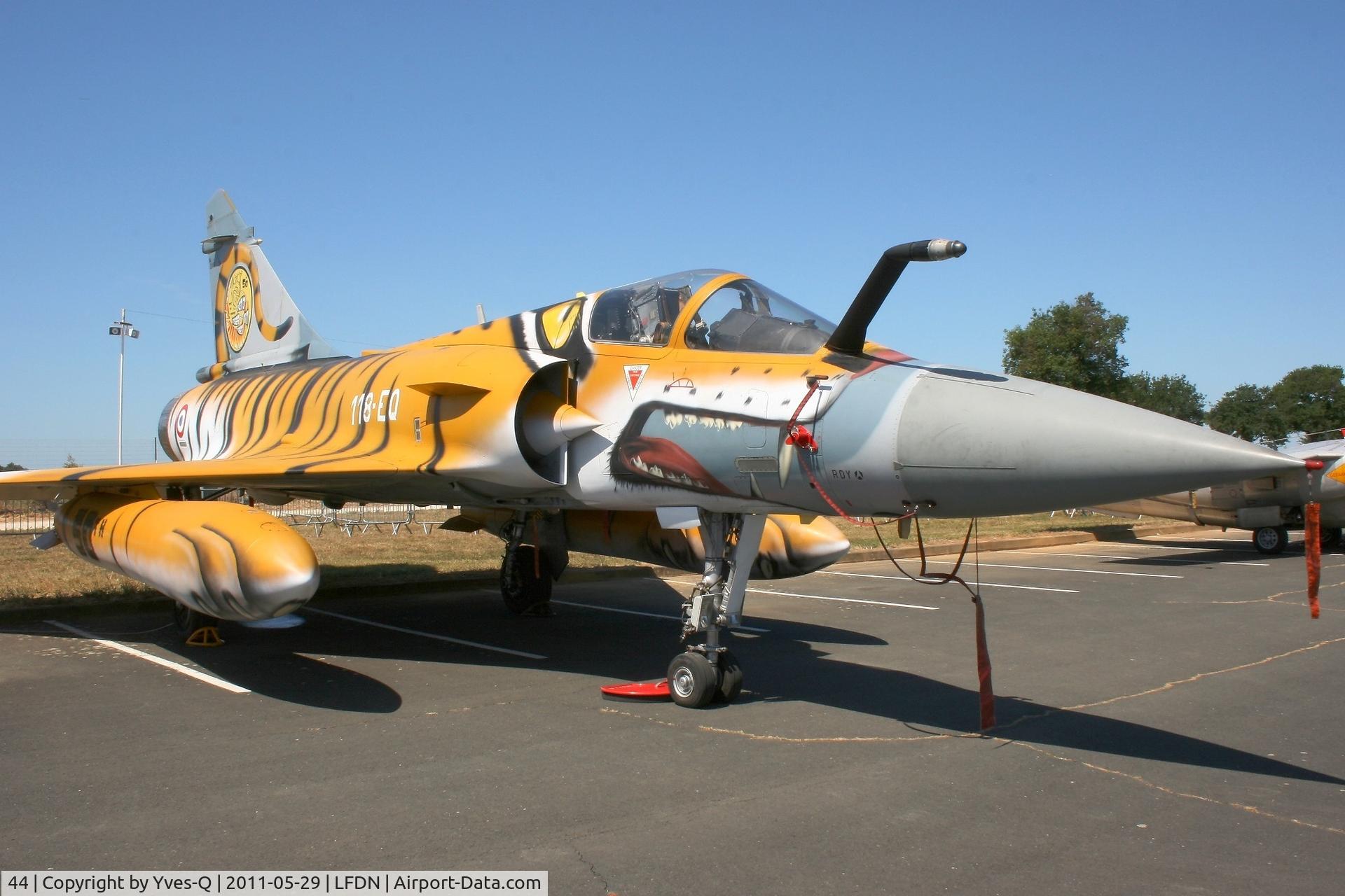 44, Dassault Mirage 2000-5F C/N 208, French Air Force Dassault Mirage 2000C with special livery Tiger Meet, Rochefort-St Agnant AB 721 (LFDN-RCO)