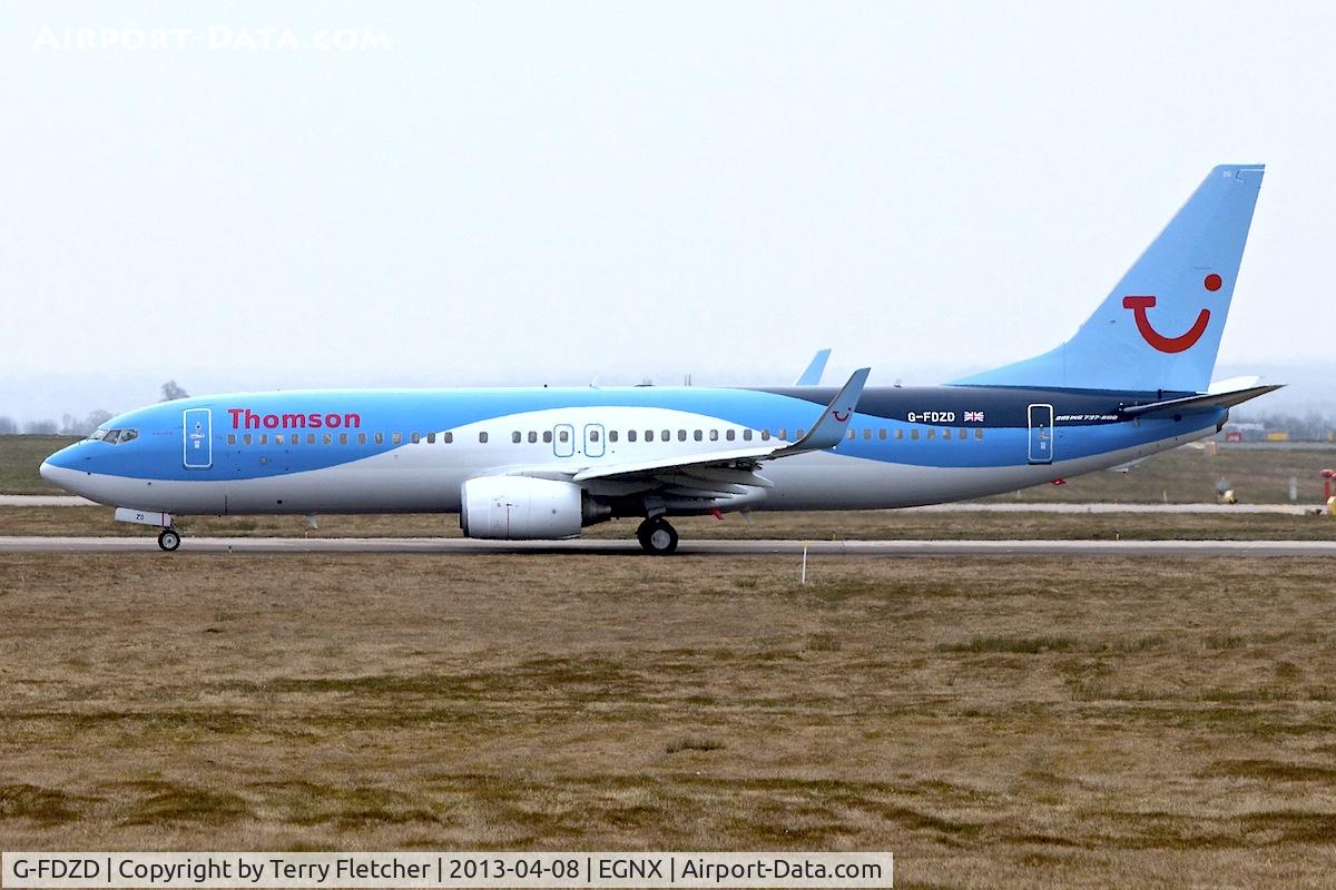 G-FDZD, 2007 Boeing 737-8K5 C/N 35132, Thomson 2007 Boeing 737-8K5, c/n: 35132 at East Midlands