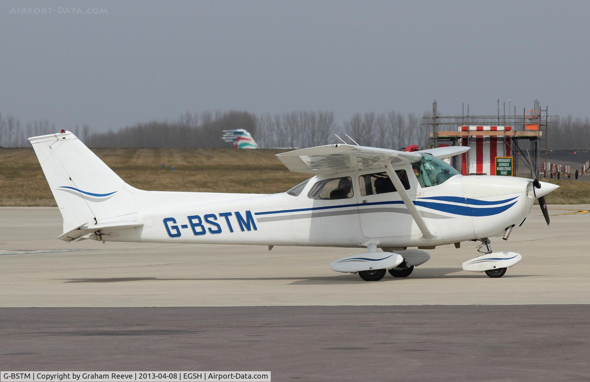 G-BSTM, 1972 Cessna 172L C/N 172-60143, Parked at Norwich.
