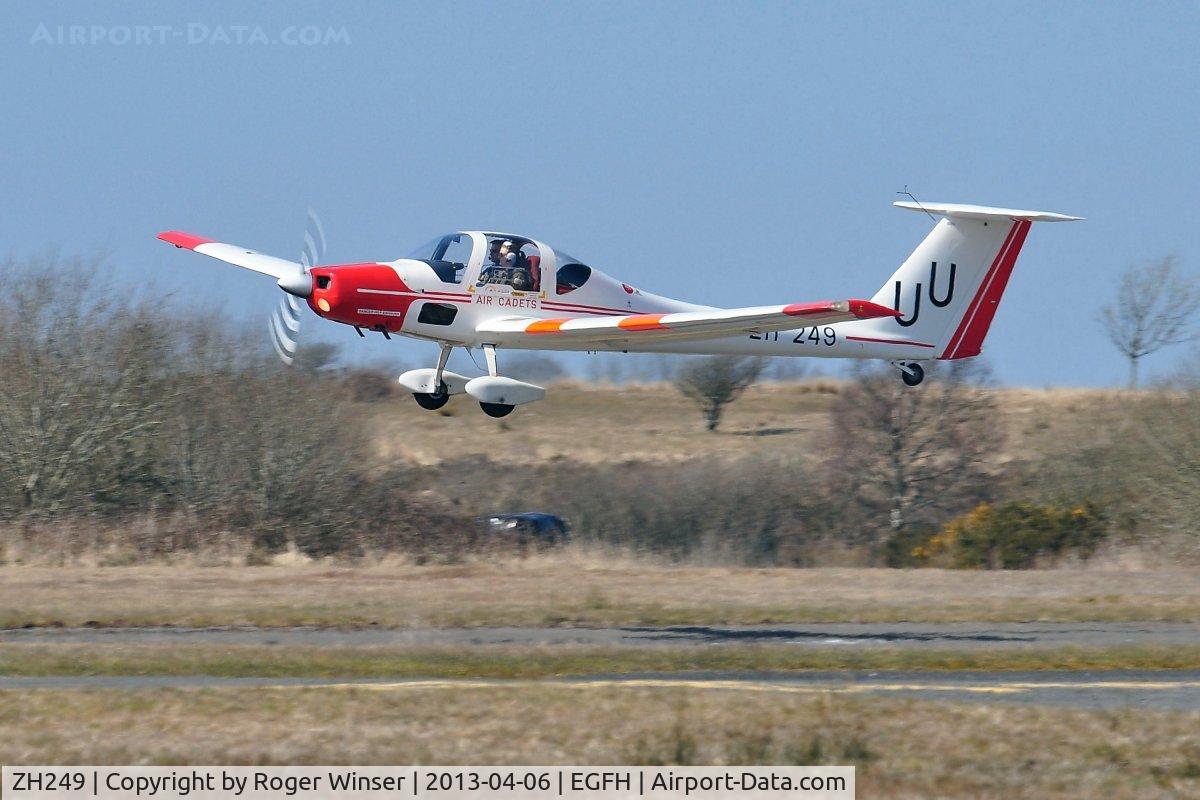 ZH249, Grob G-109B Vigilant T1 C/N 6562, Resident Vigilant T.1 coded UU of 636 VGS.