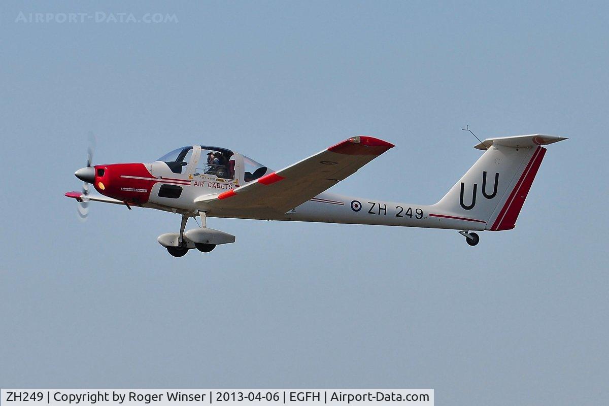 ZH249, Grob G-109B Vigilant T1 C/N 6562, Resident Vigilant T.1 coded UU of 636 VGS.