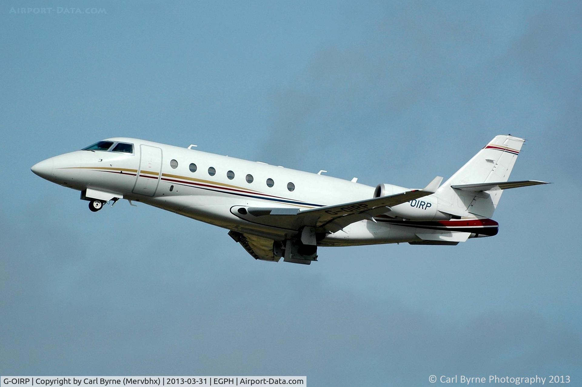 G-OIRP, 2006 Israel Aircraft Industries Gulfstream 200 C/N 142, Taken from the Ingliston showground.