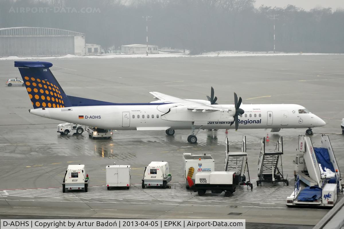D-ADHS, 2001 De Havilland Canada DHC-8-402Q Dash 8 C/N 4044, Lufthansa Regional (Augsburg Airways)