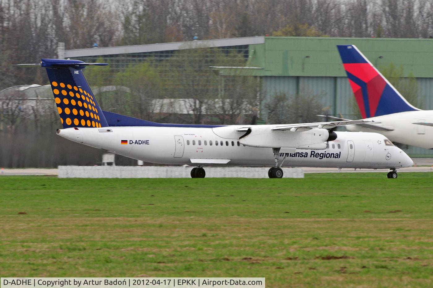 D-ADHE, 2002 De Havilland Canada DHC-8-402Q Dash 8 C/N 4066, Lufthansa Regional
