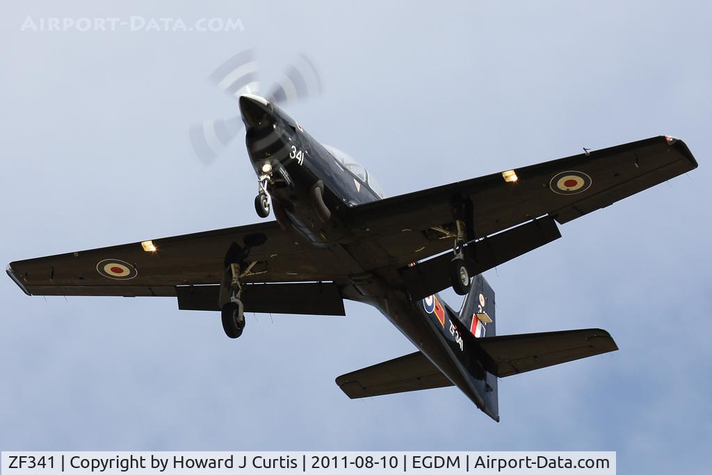 ZF341, 1991 Short S-312 Tucano T1 C/N S105/T76, On loan here.