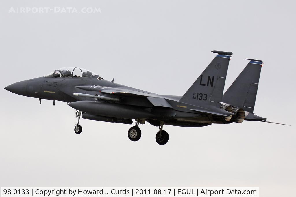 98-0133, 1998 McDonnell Douglas F-15E Strike Eagle C/N 1363/E224, 492nd FS/48th FW.