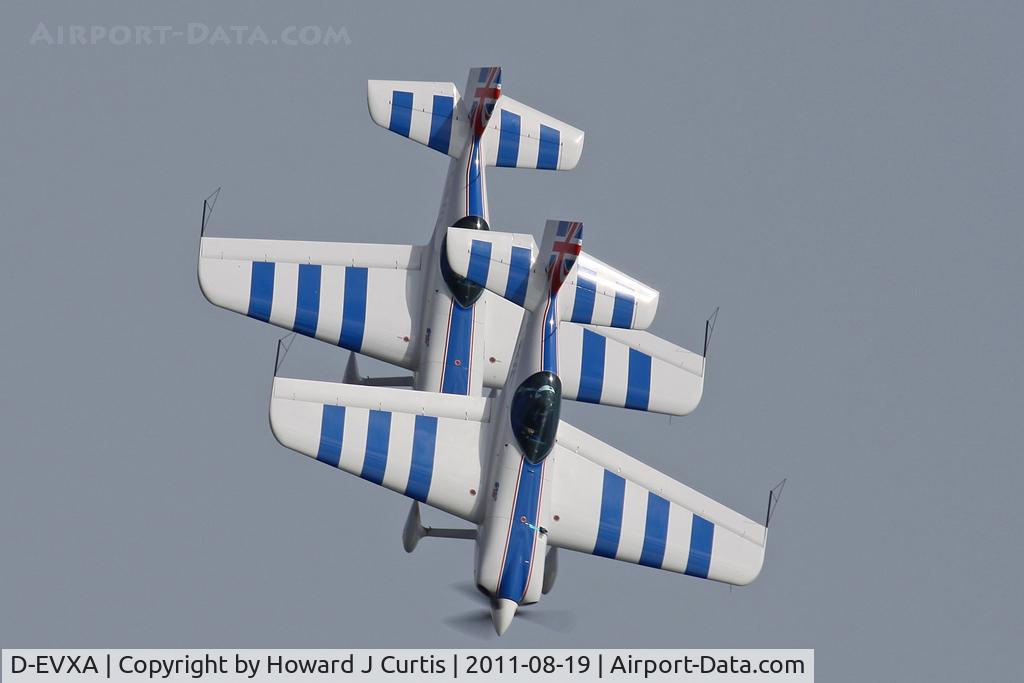 D-EVXA, 2010 XtremeAir XA-41 Sbach 300 C/N 01, At the Bournemouth Air Festival. The Red Bull Matadors.