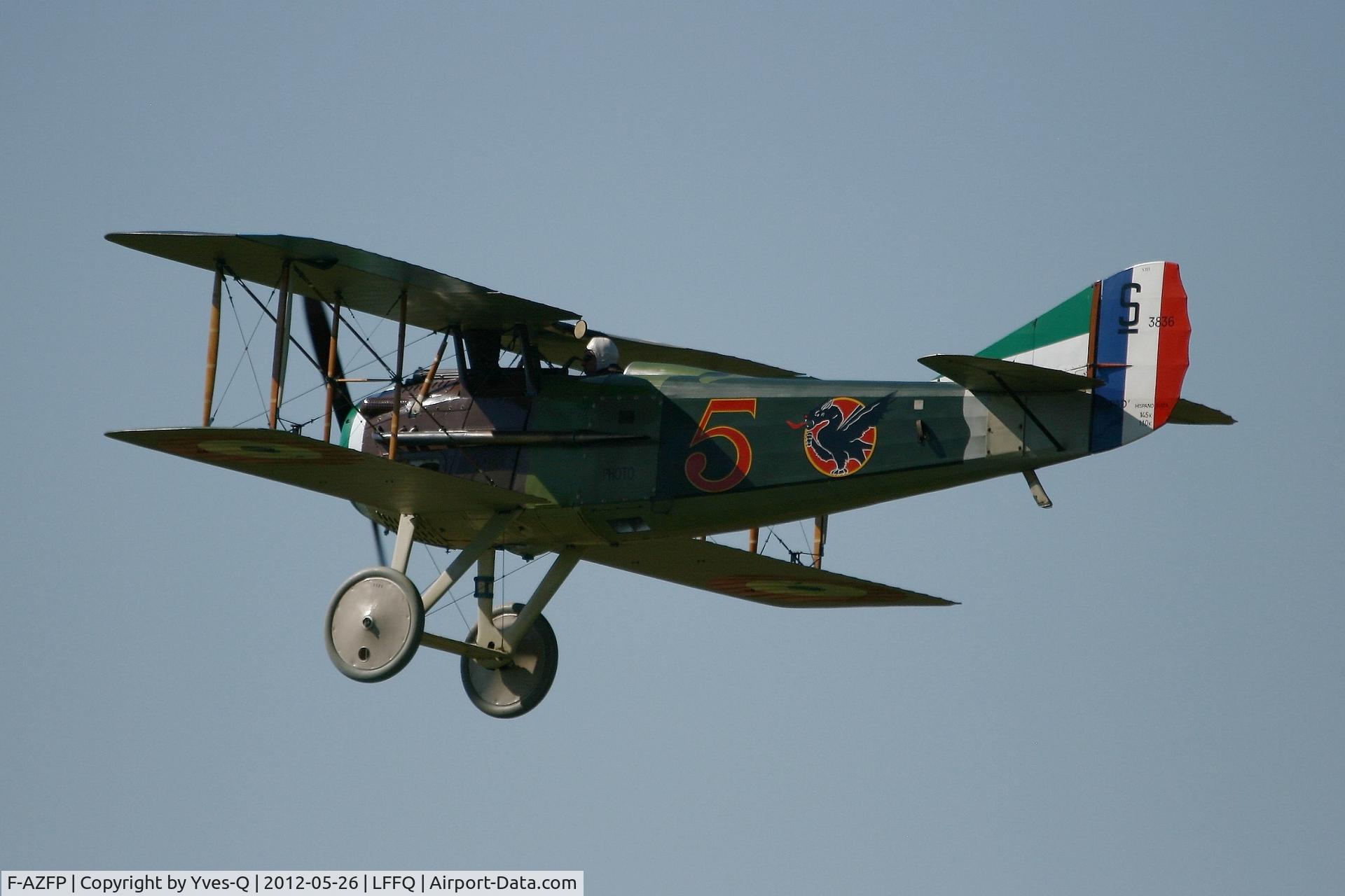 F-AZFP, SPAD S-XIII C1 C/N 4377, Spad XIII C1, Memorial Flight Association , La Ferté-Alais Airfield (LFFQ) Air Show (Le Temps Des Hélices)
