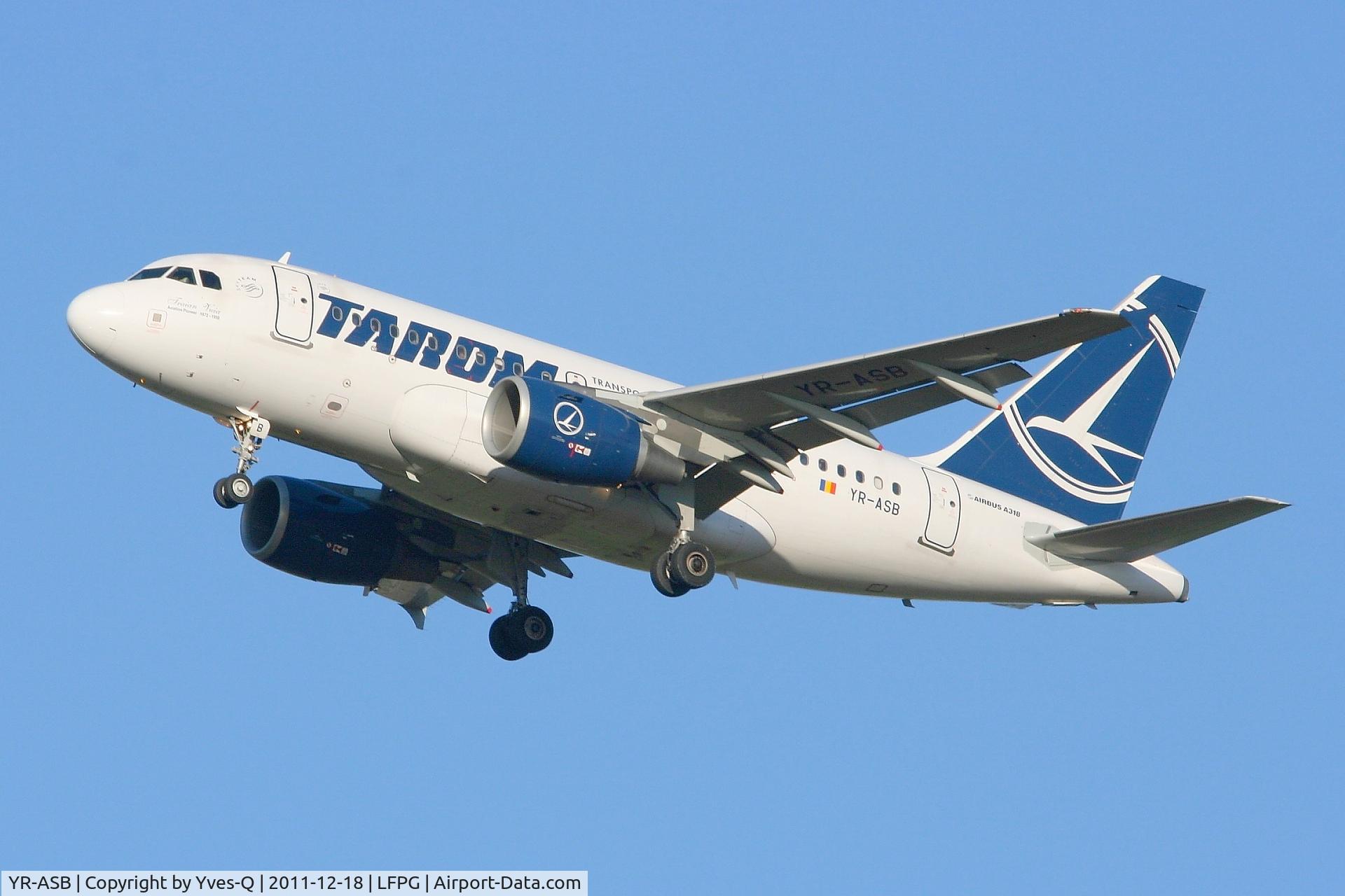 YR-ASB, 2006 Airbus A318-111 C/N 2955, Airbus A318-111, Roissy Charles De Gaulle Airport (LFPG-CDG)