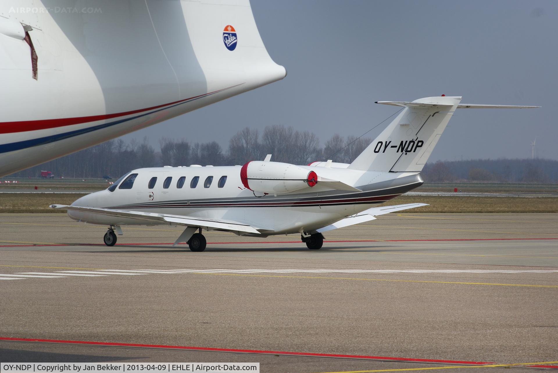 OY-NDP, 2007 Cessna 525A CitationJet CJ2+ C/N 525A-0372, Apron Lelystad